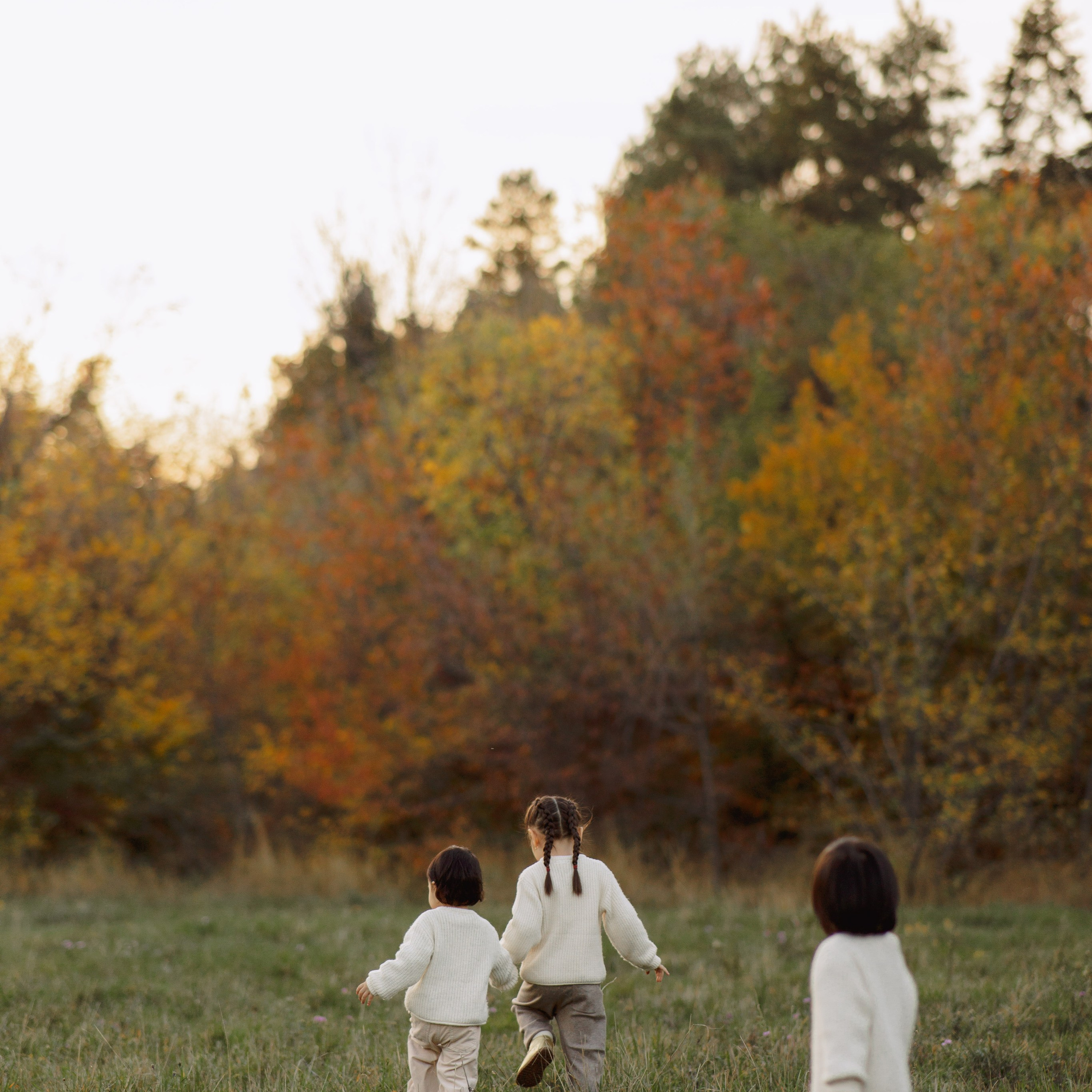 Семья на природе