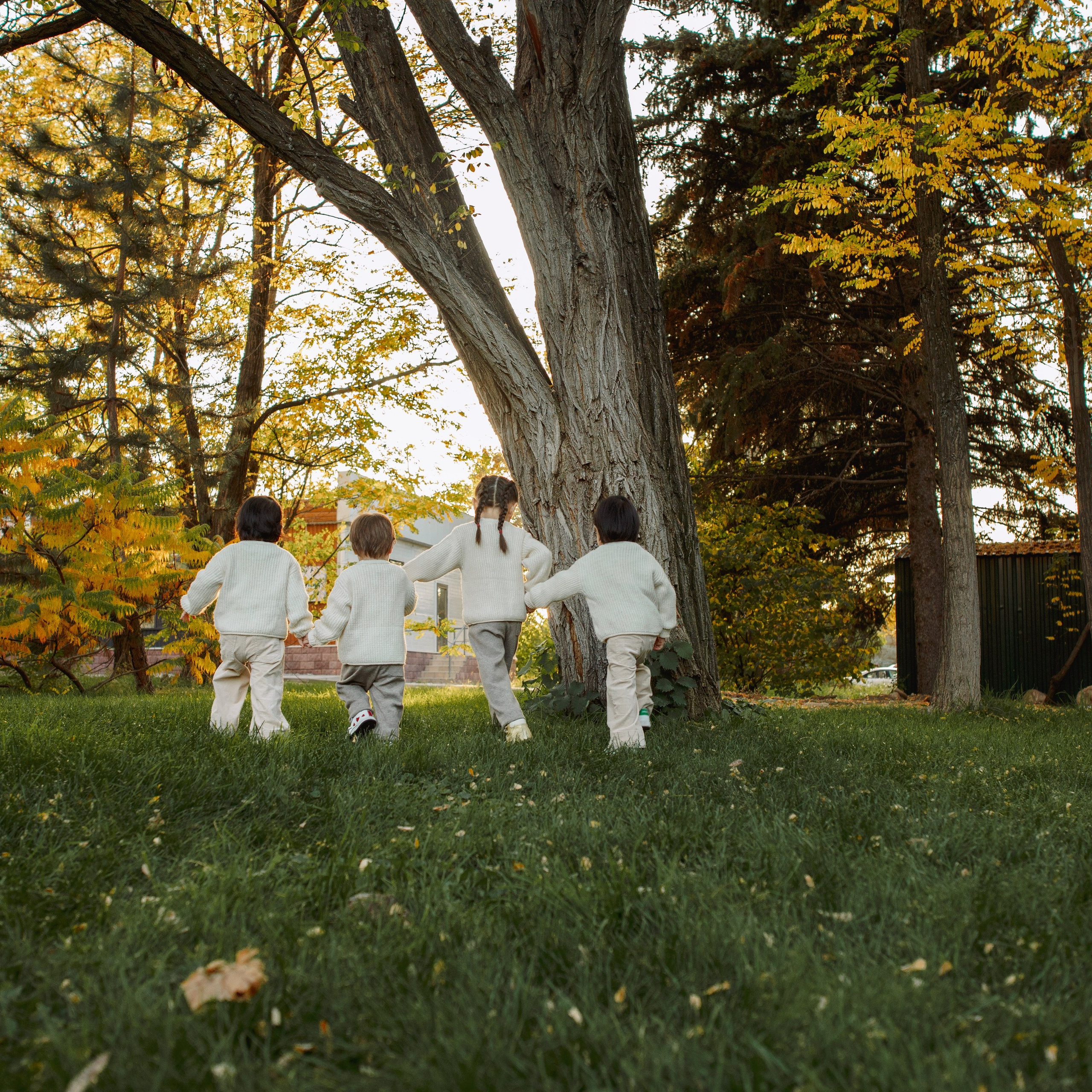 Семья на природе