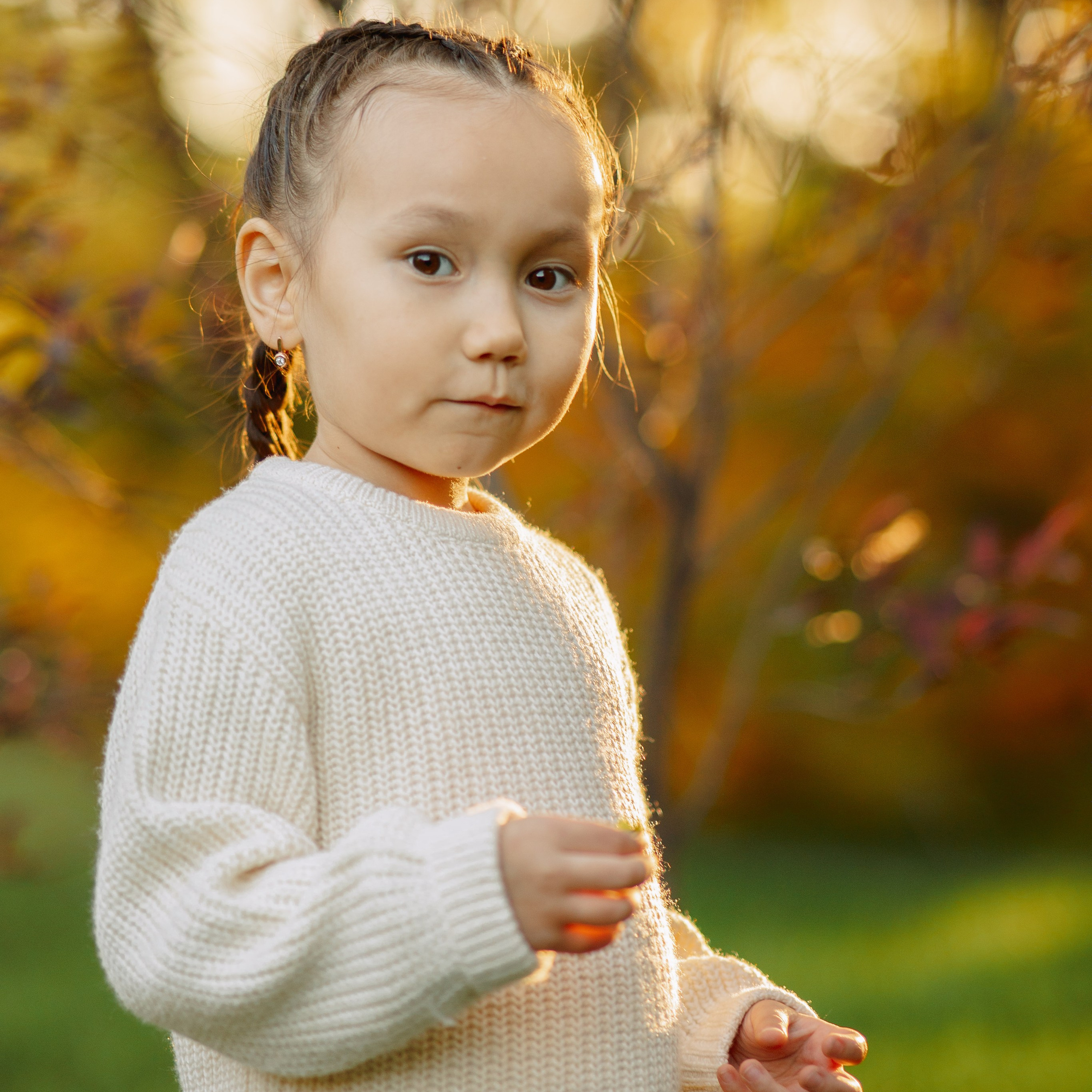 Семья на природе