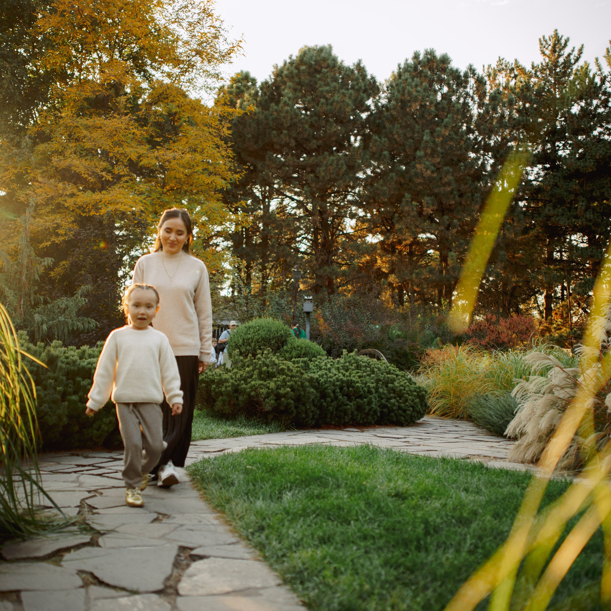Семья на природе