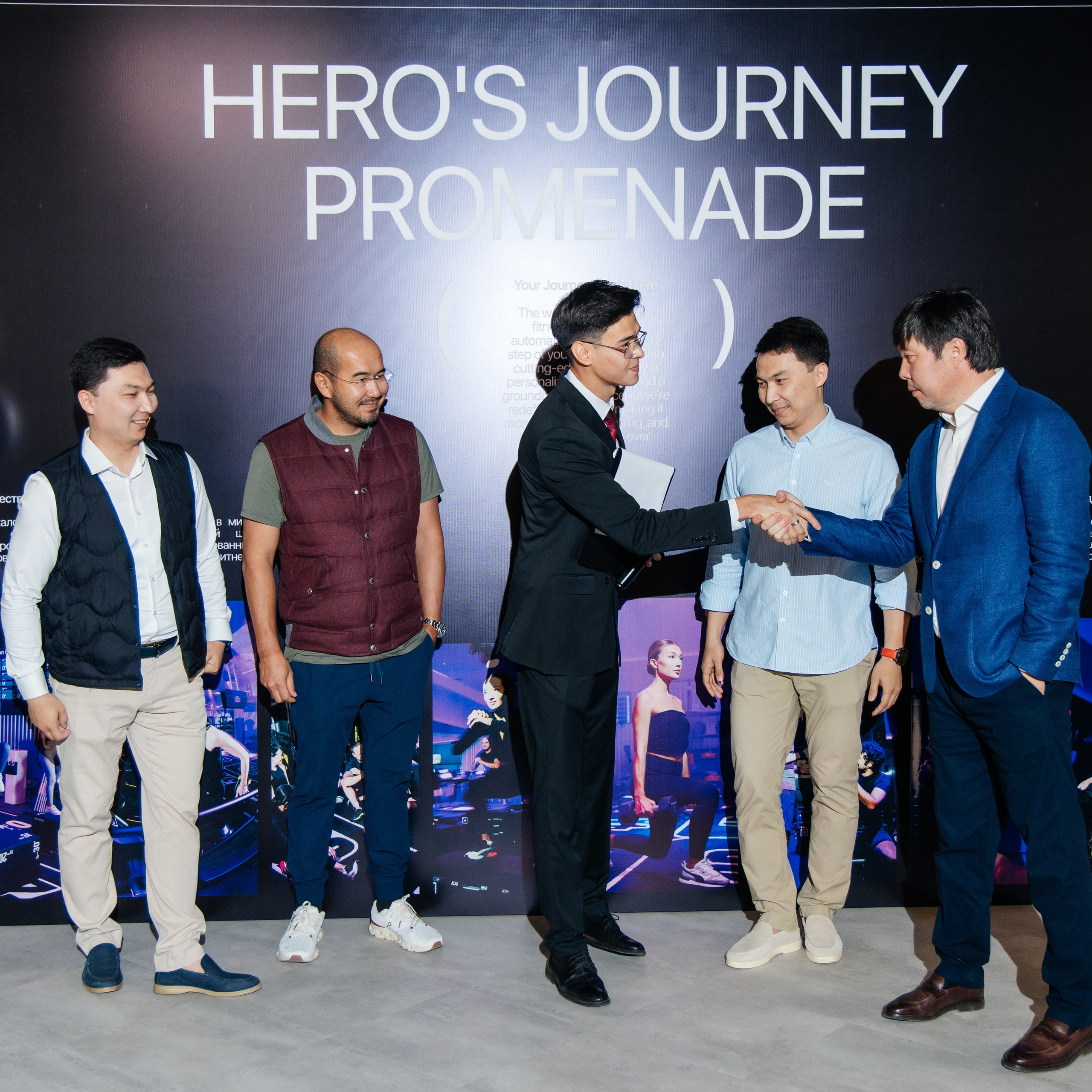 Hero's journey promenade