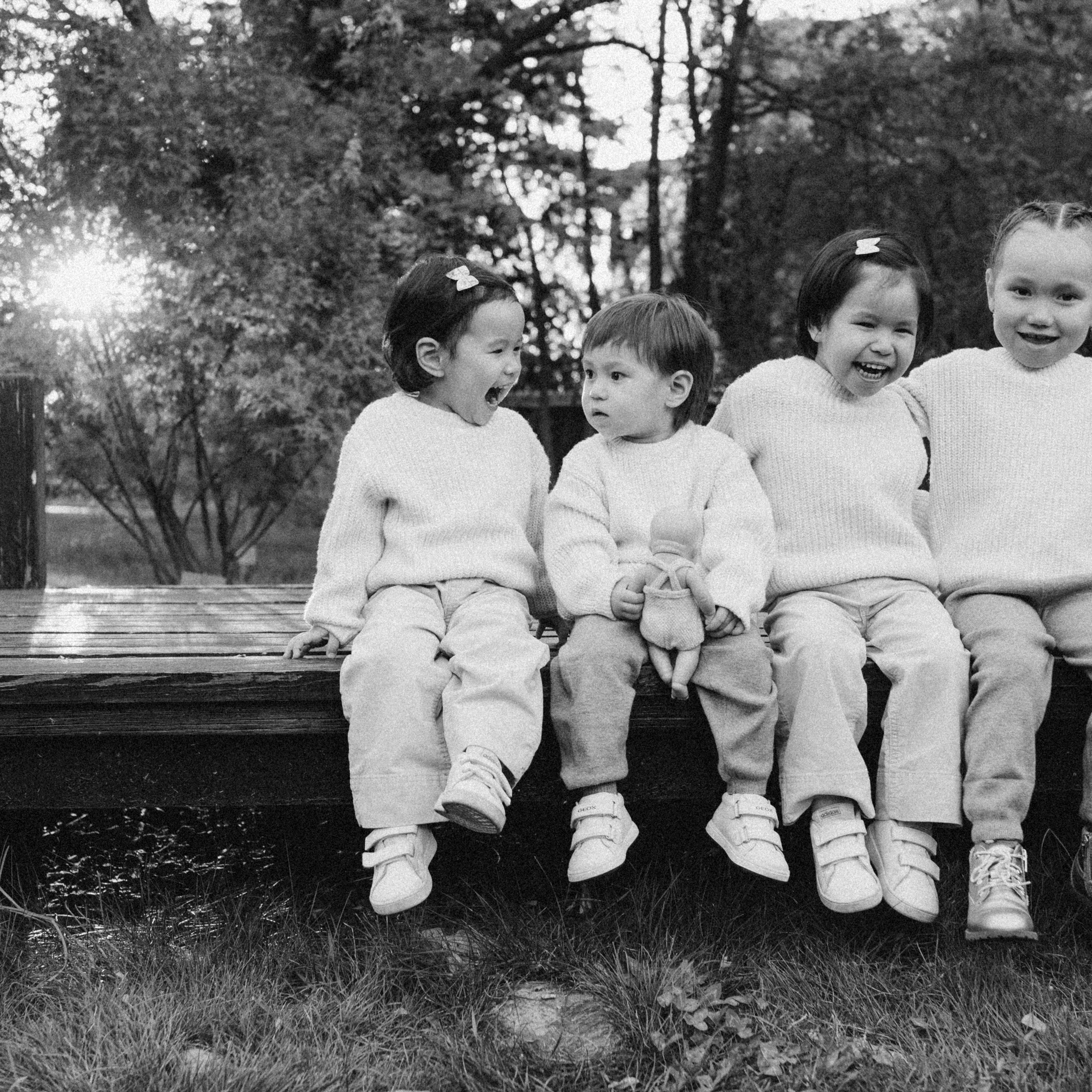 Семья на природе