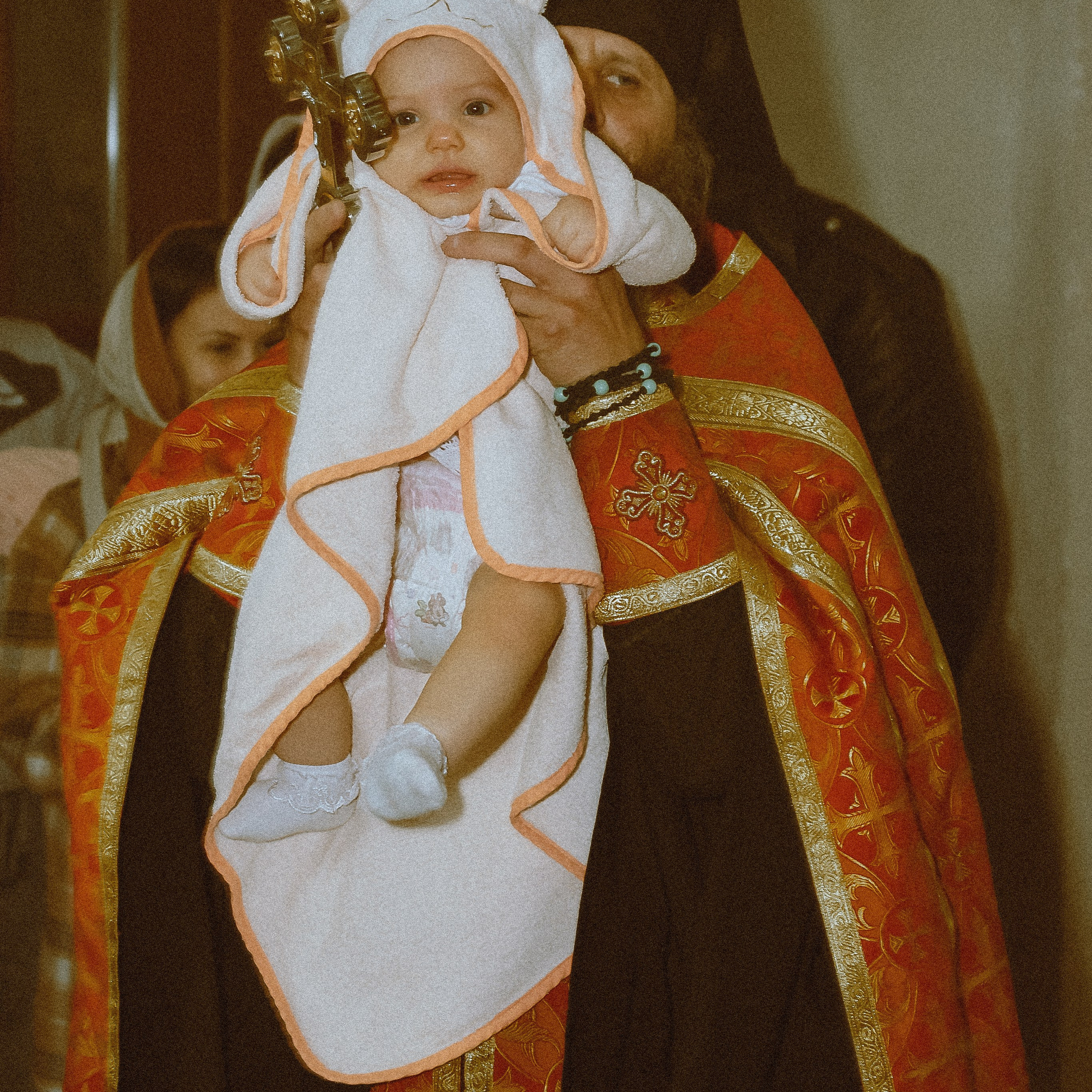 Крещение Ксении в&nbsp;храме Рождества Пресвятой Богородицы д.&nbsp;Щербинино