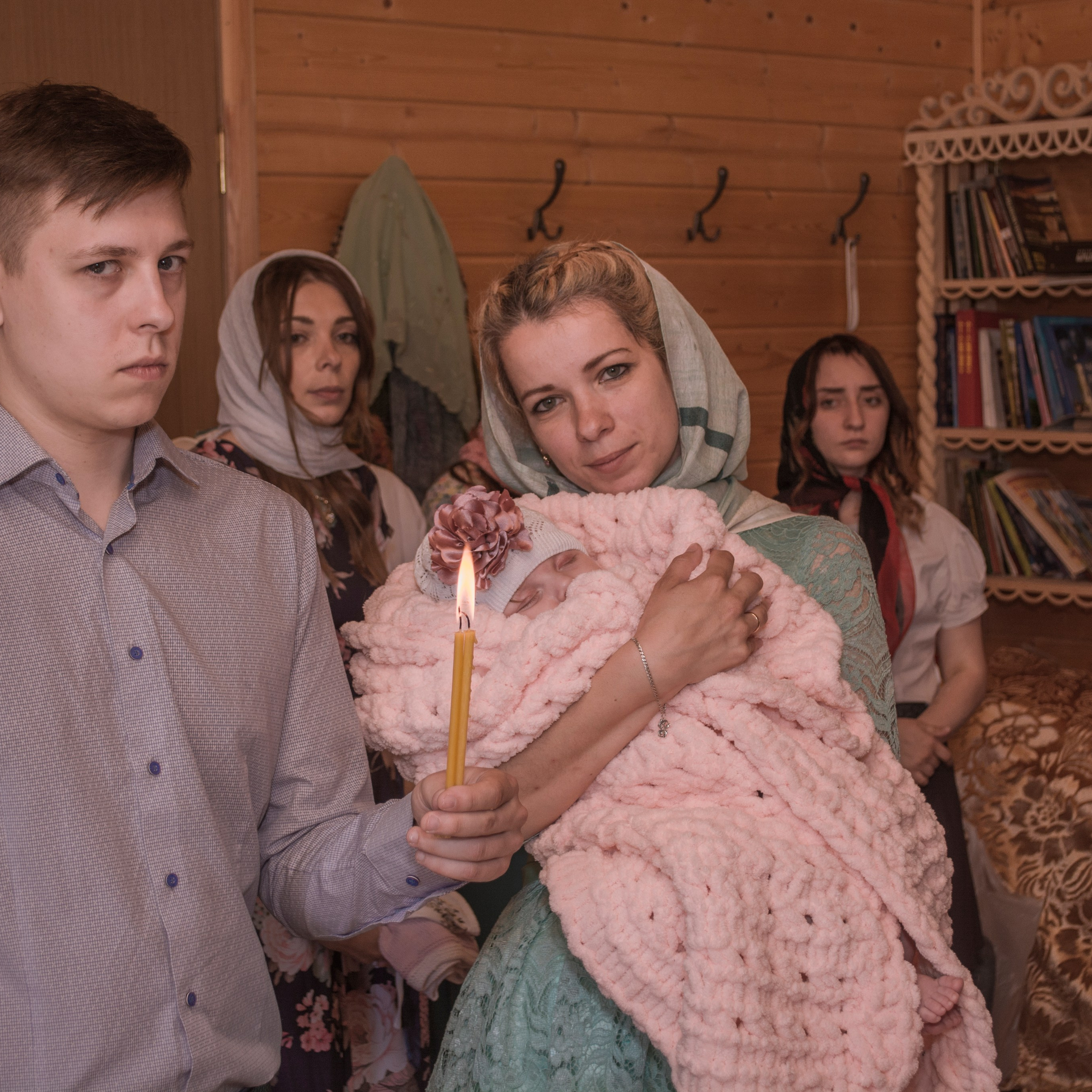 Крещение Василисы в храме Николая Чудотворца в д. Старый погост