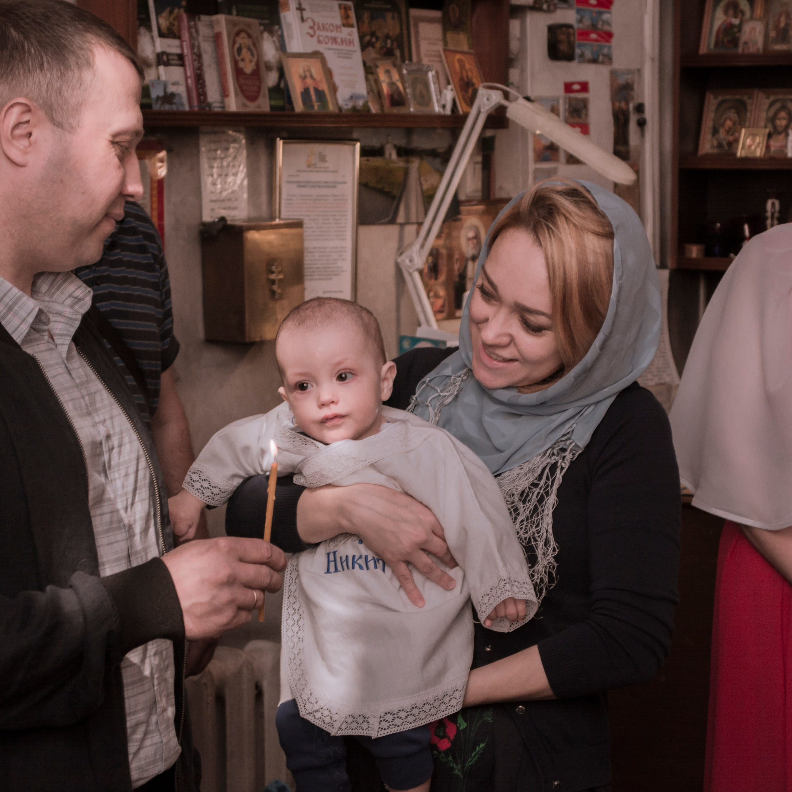 Крещение Никиты в храме Михаила Тверского г. Тверь