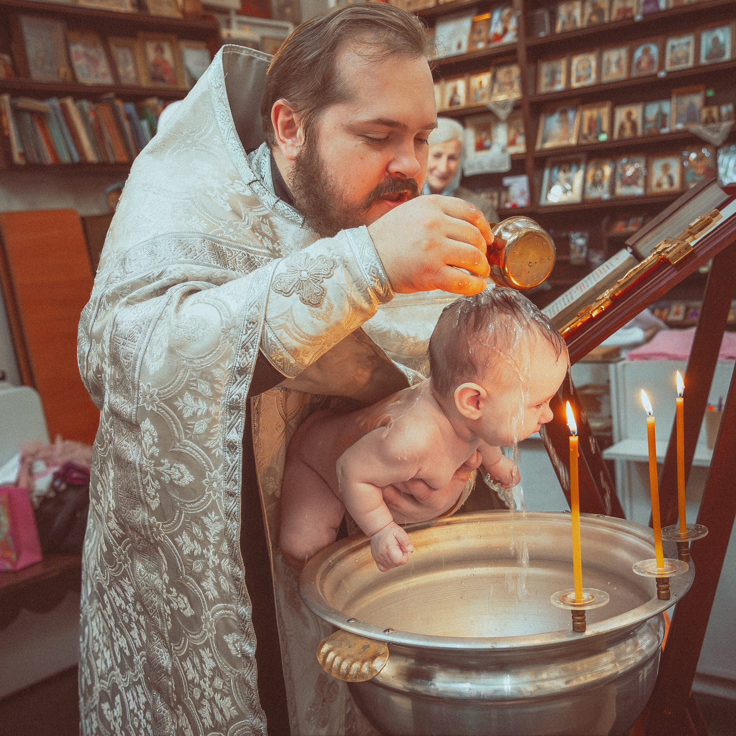 Крещение Анастасии в&nbsp;храме Михаила Тверского