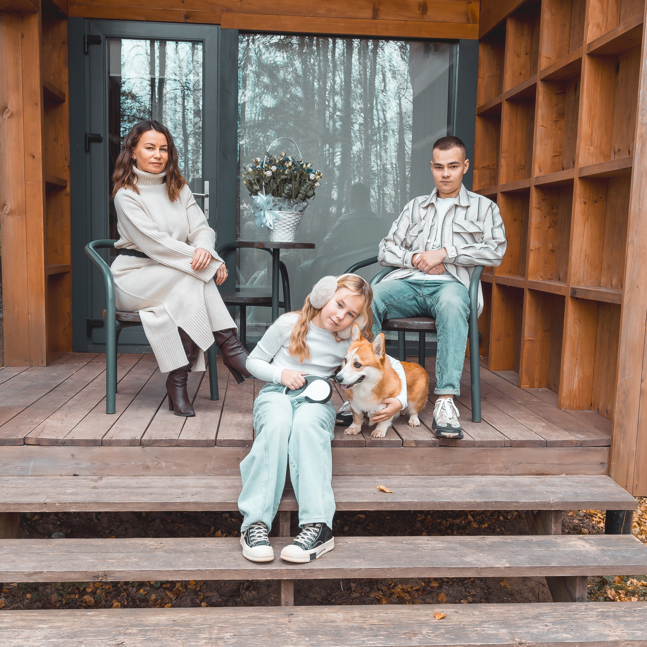 Уютная семейная фотосессия Натальи