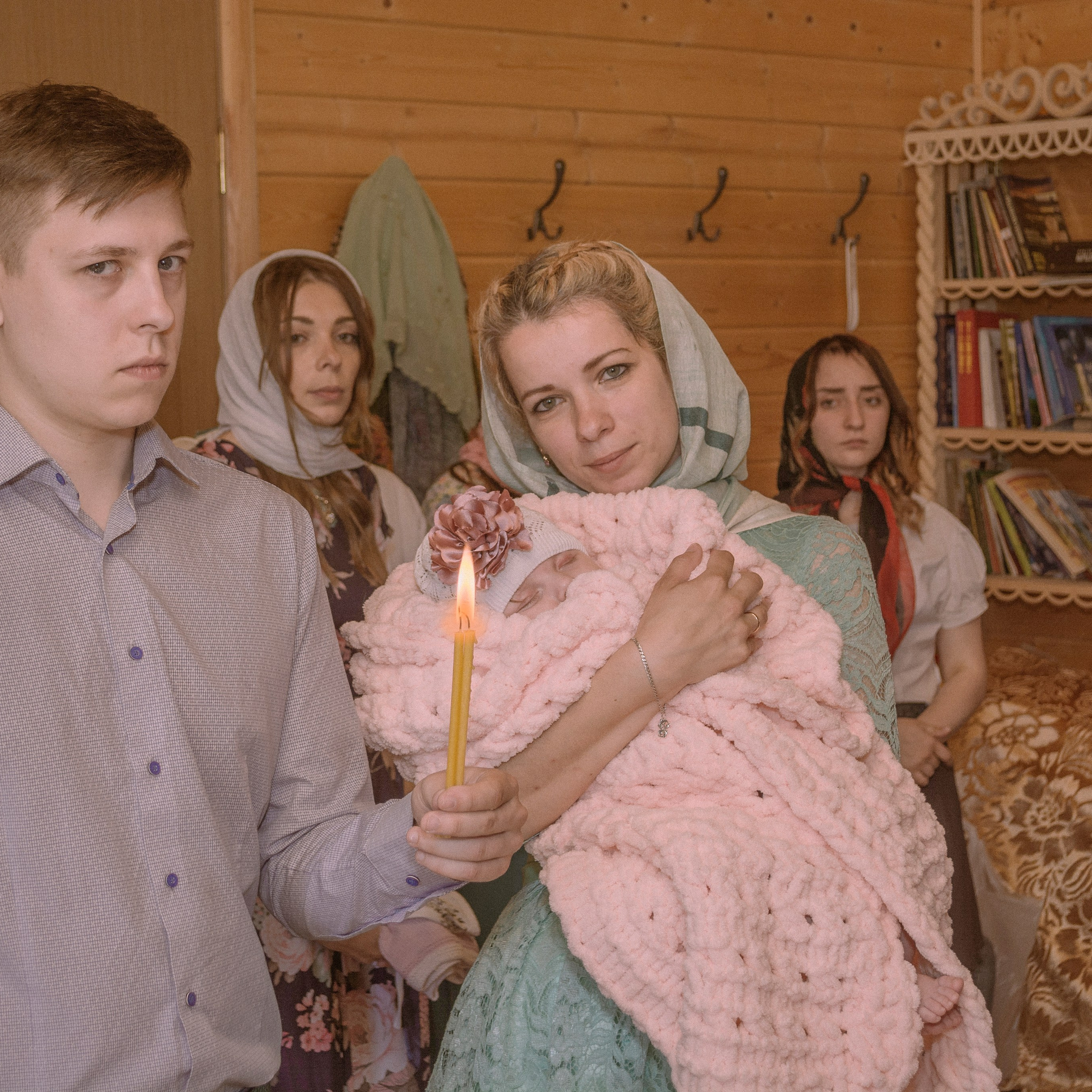 Крещение Василисы в храме Николая Чудотворца в д. Старый погост