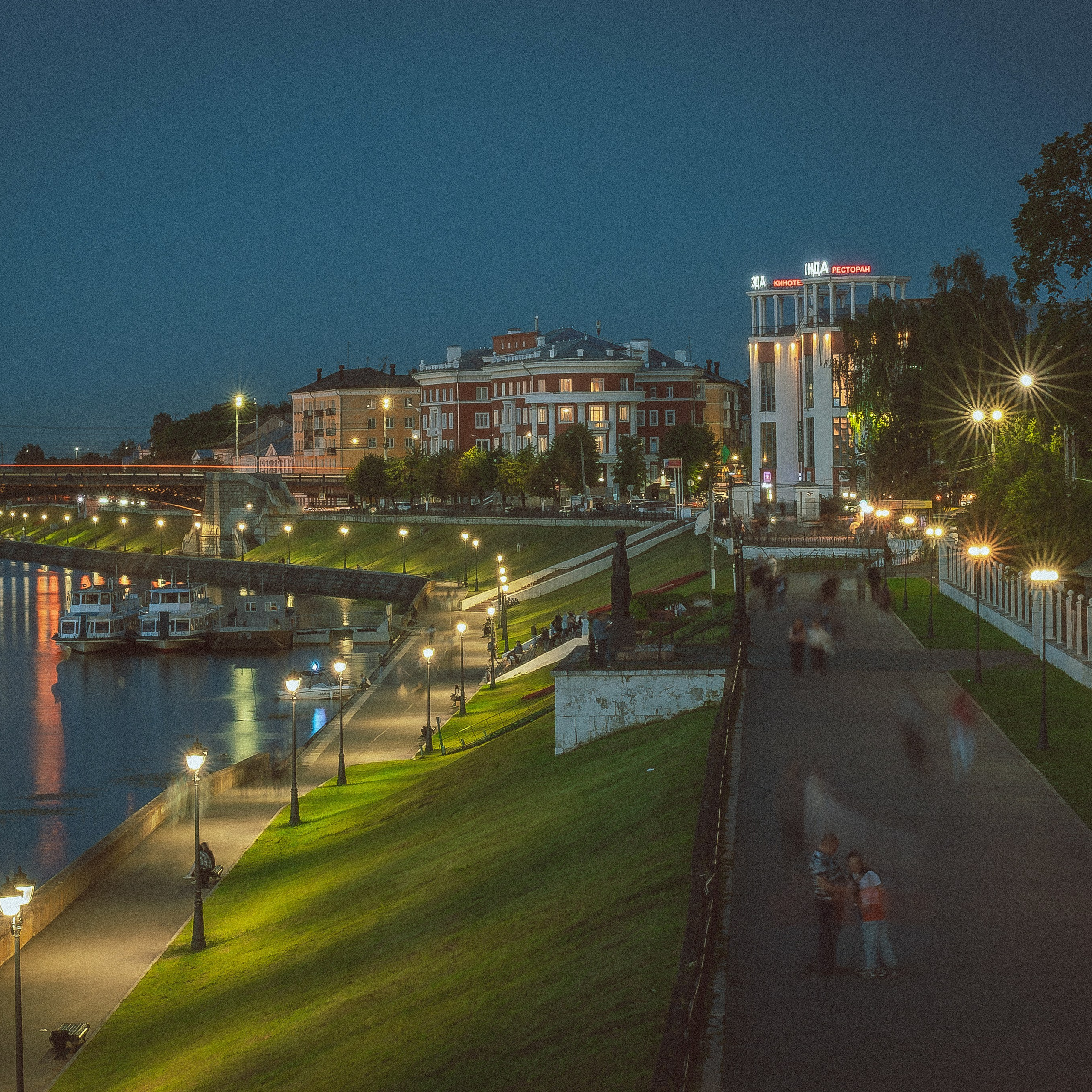 Ночная архитектура Твери