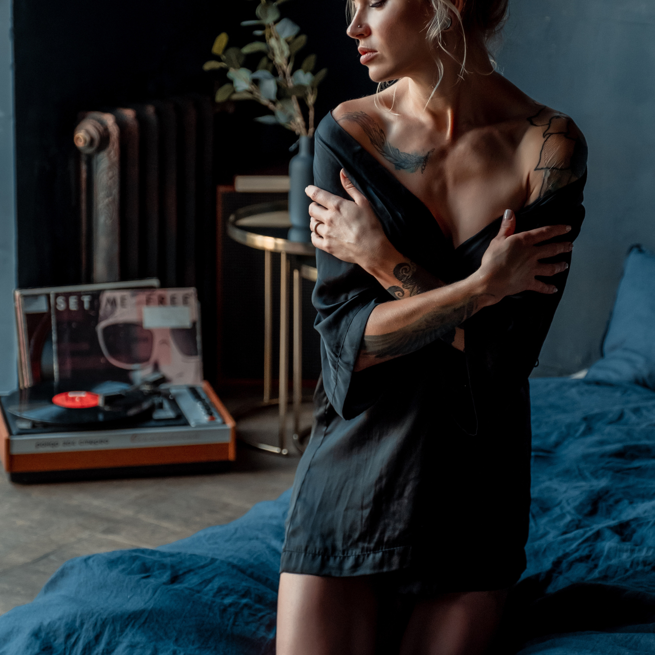 Юля, фотосессия в студии Мимика