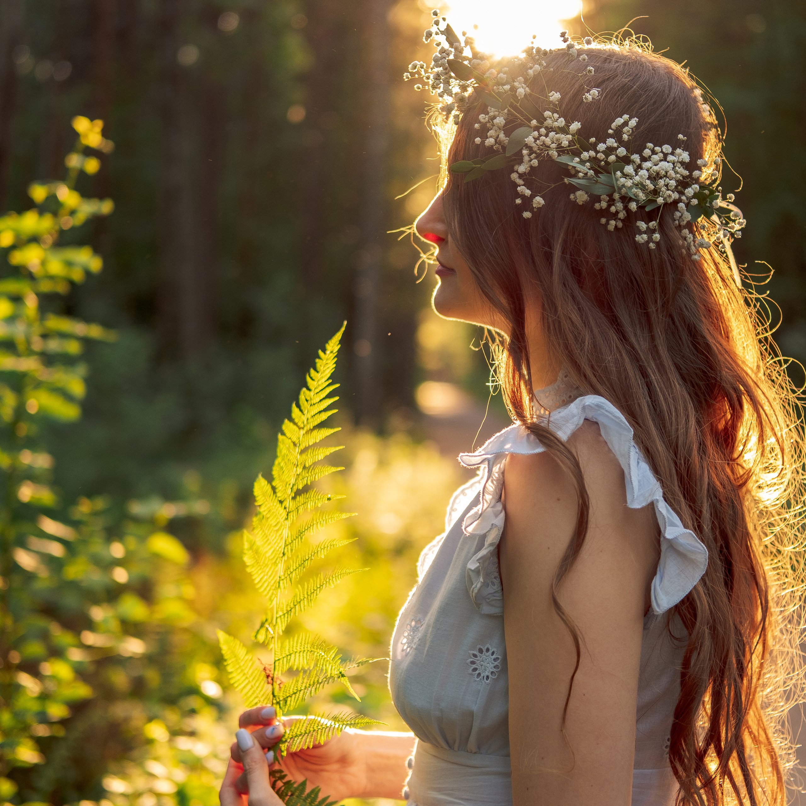 Яна, фотосессия в Муринском парке