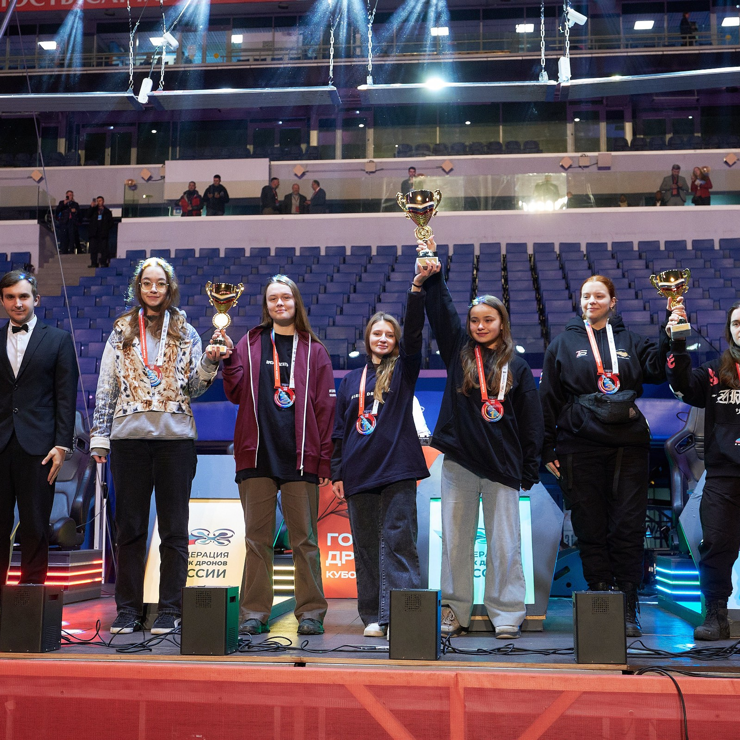 Кубок России по гонкам дронов в Самаре на стадионе «Самара Арена»