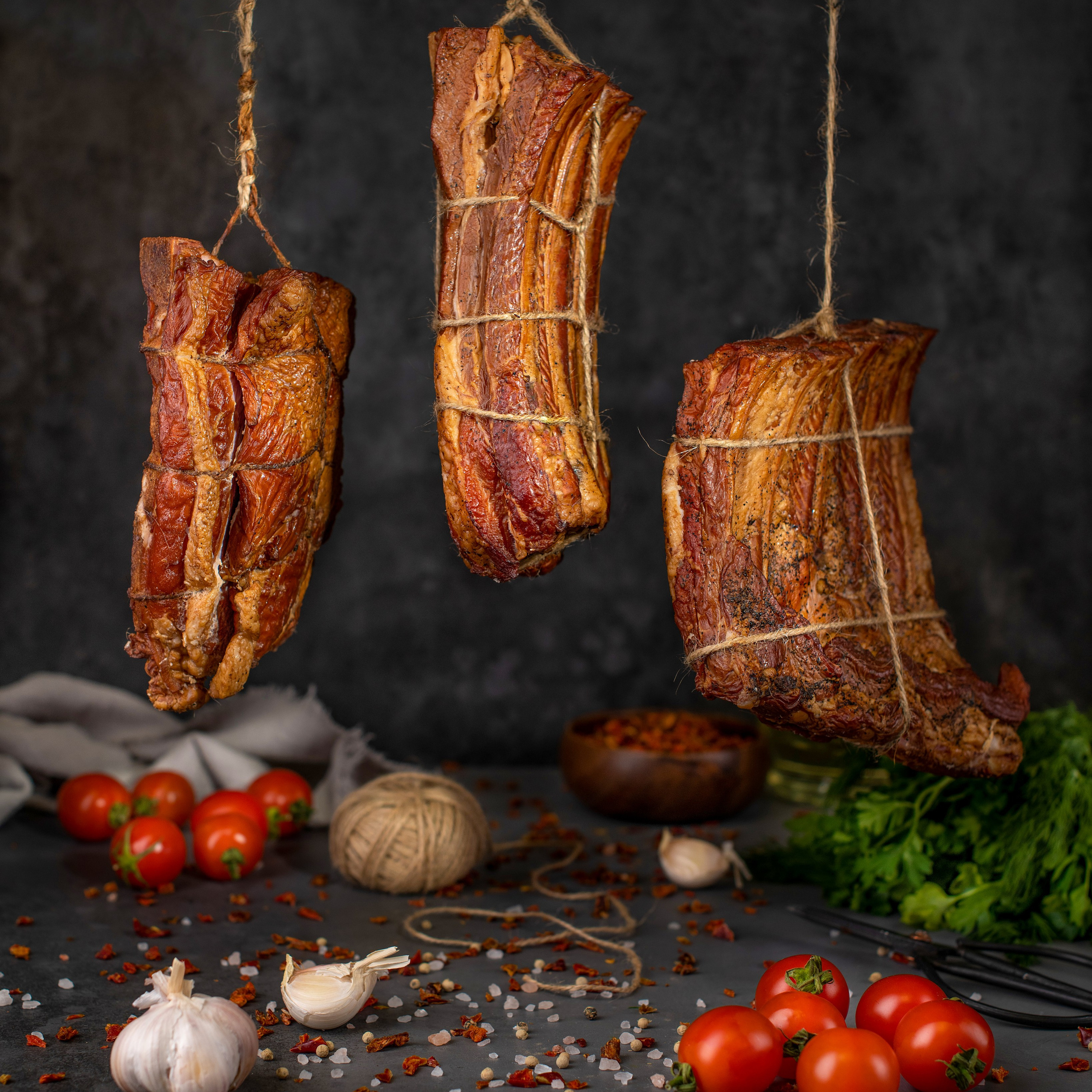 Съемка мясных изделий