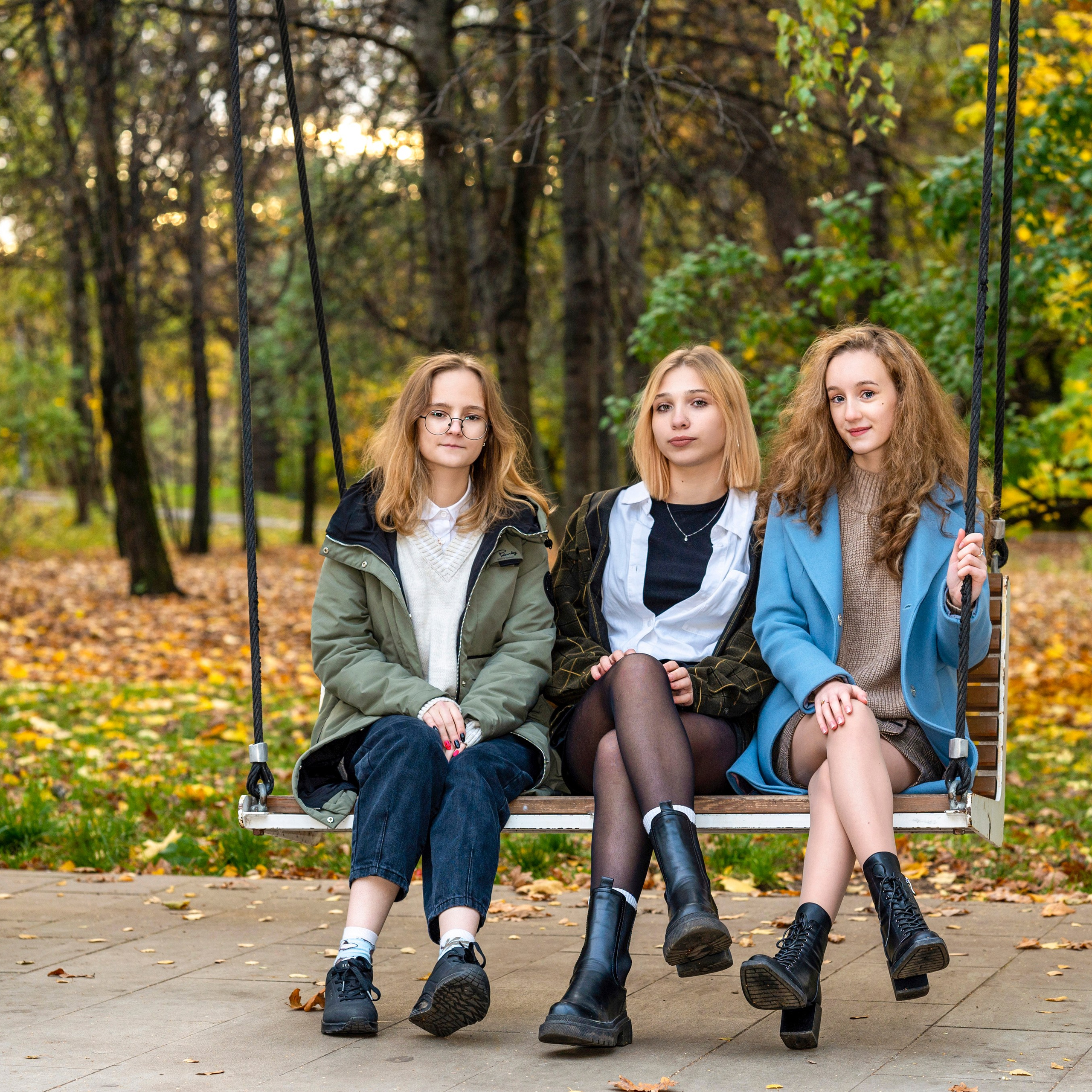 Осенняя фотосессия в парке 9-А класс Школа 953