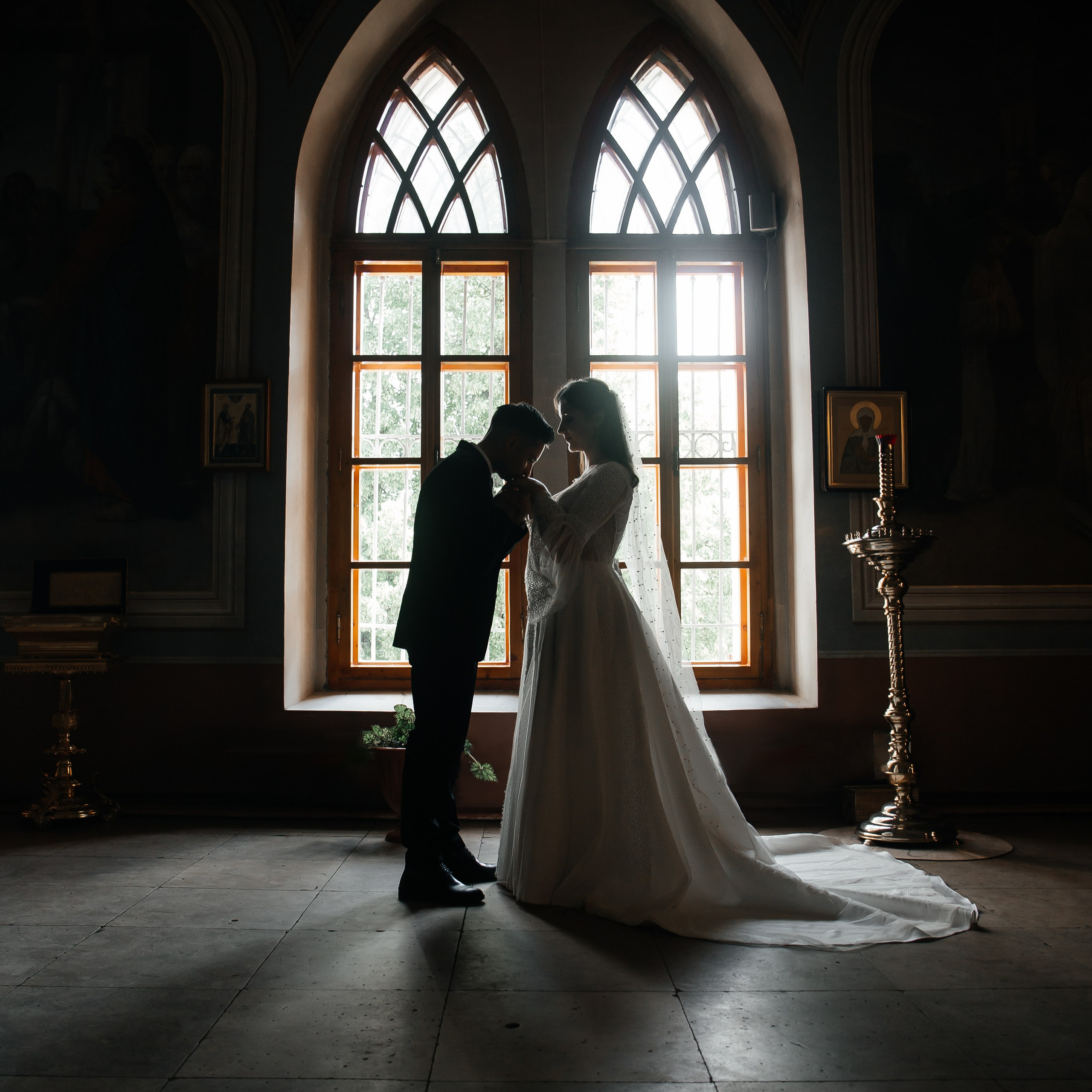 Венчание в Дмитрове, Таинство венчания Марианы и Эдгара