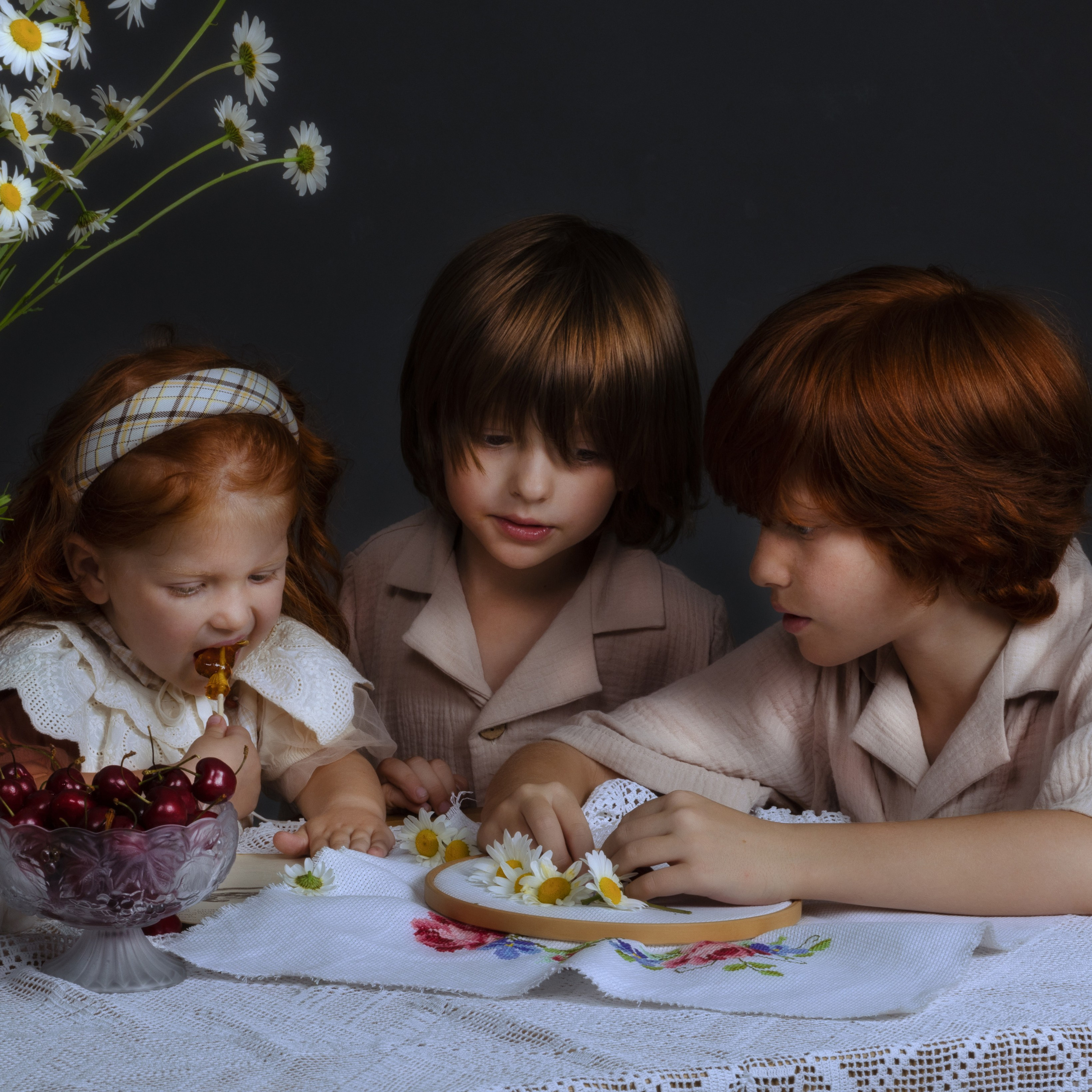 Денис, Максим, Олеся