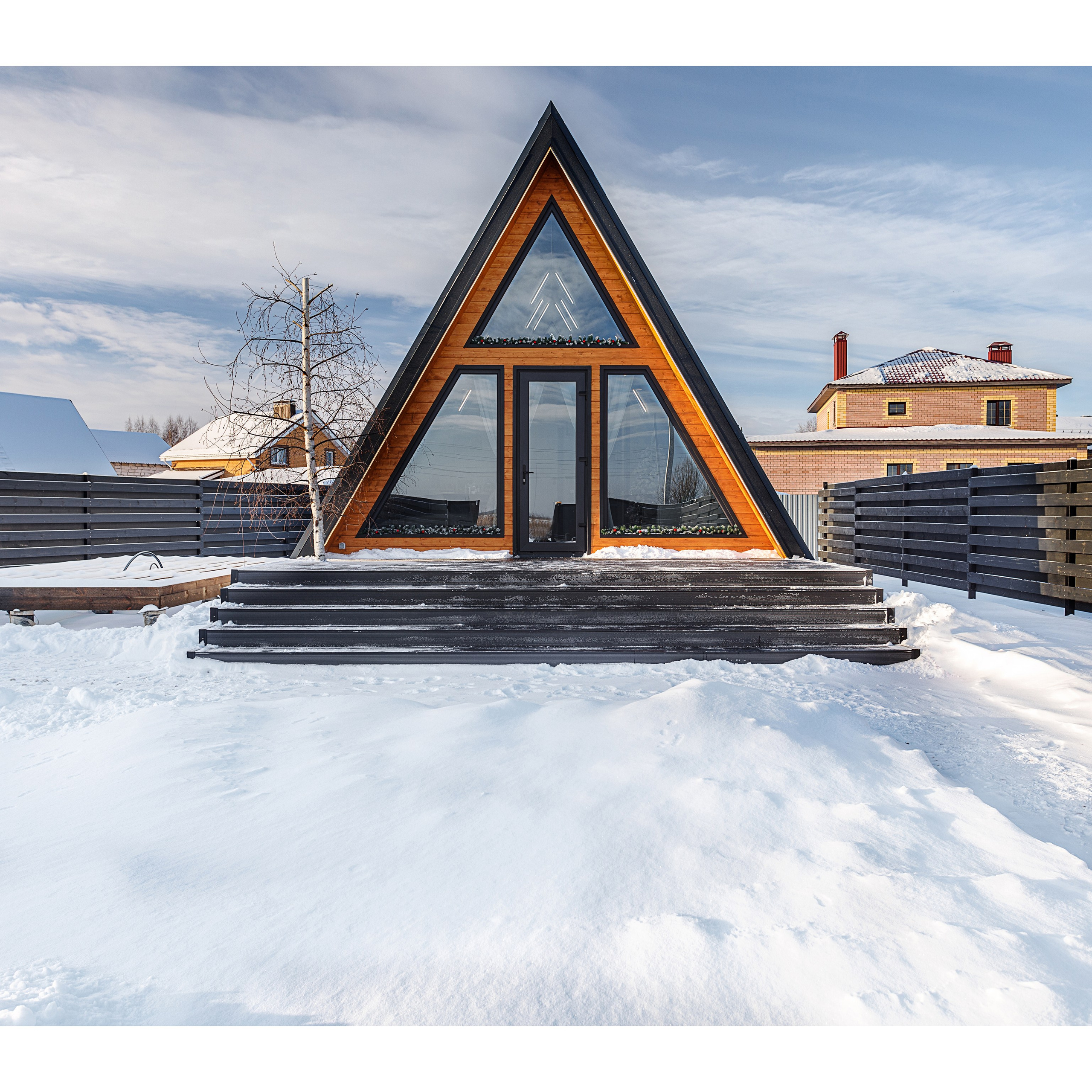 Дом в стиле «A-Frame House» в Суздале