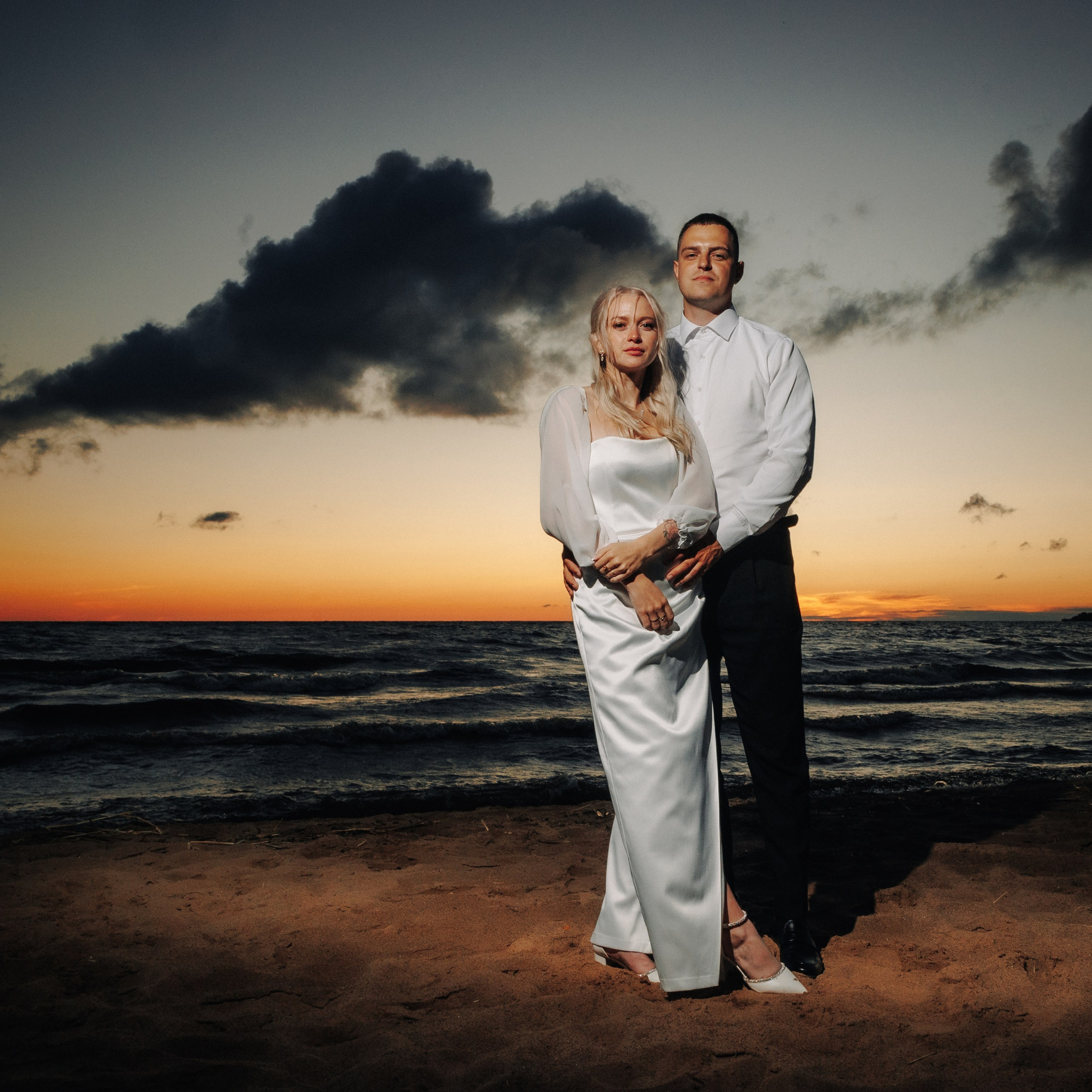 Максим и Ирина на базе Заостровье банкет