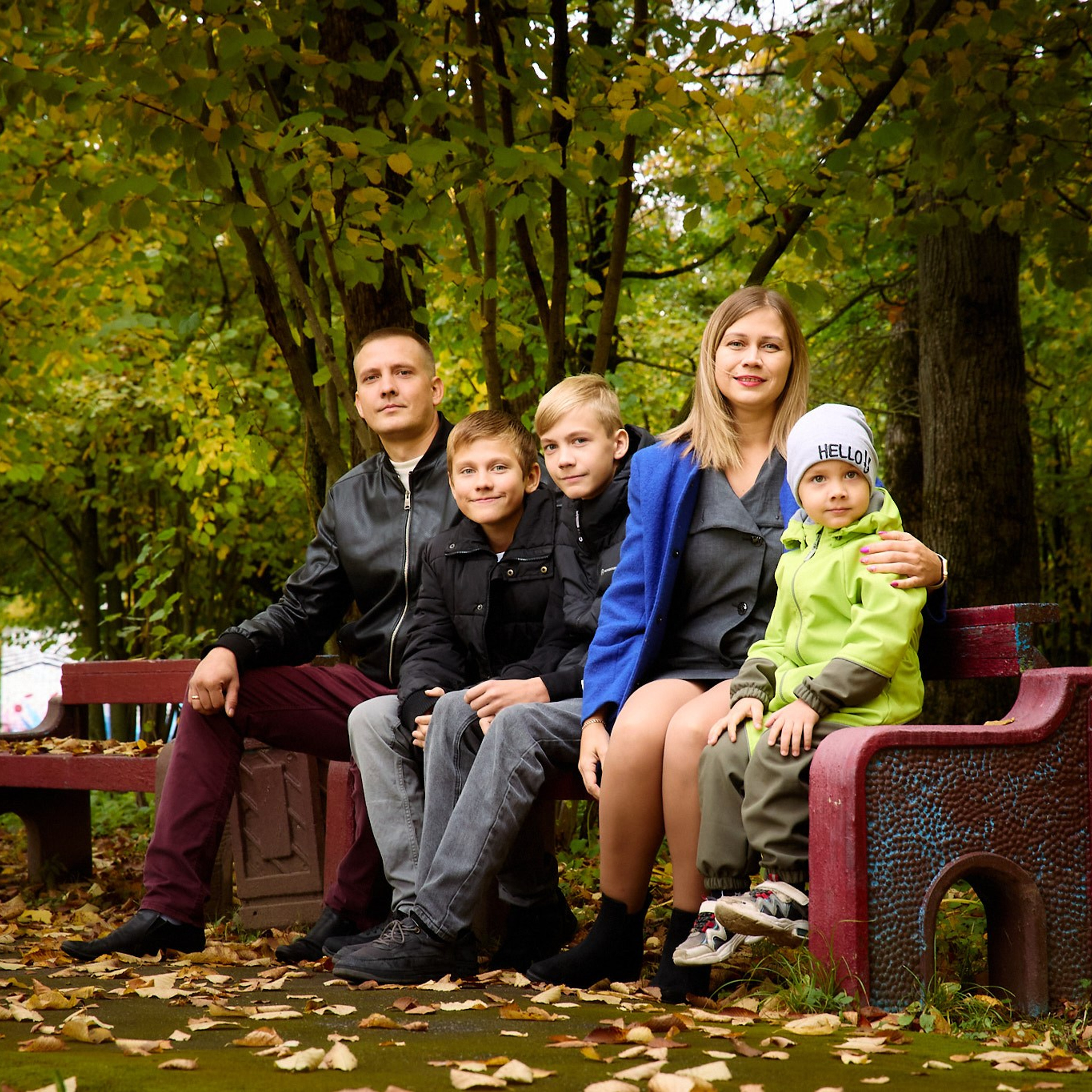 прогулка с семьёй Виктора и Екатерины