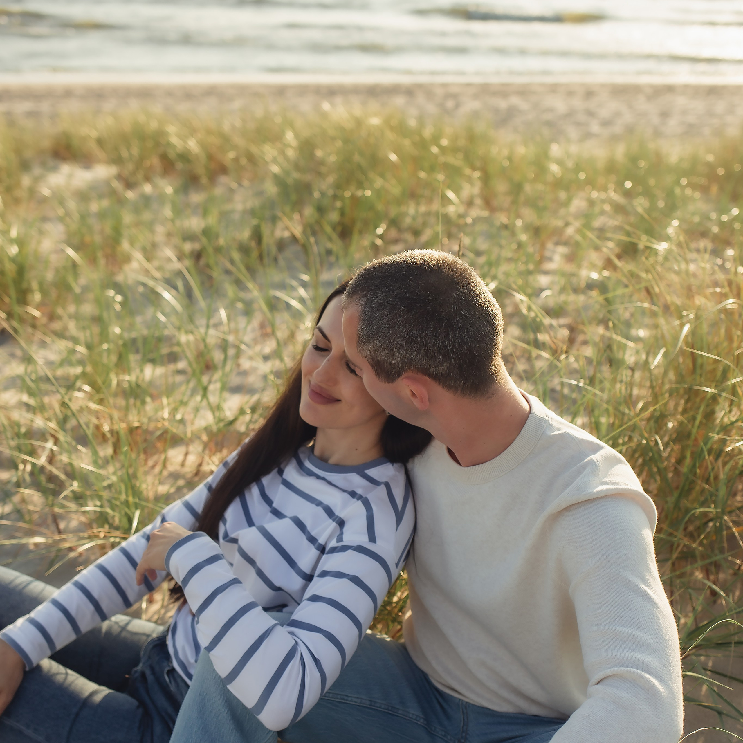 Павел и Татьяна. Закат в Янтарном