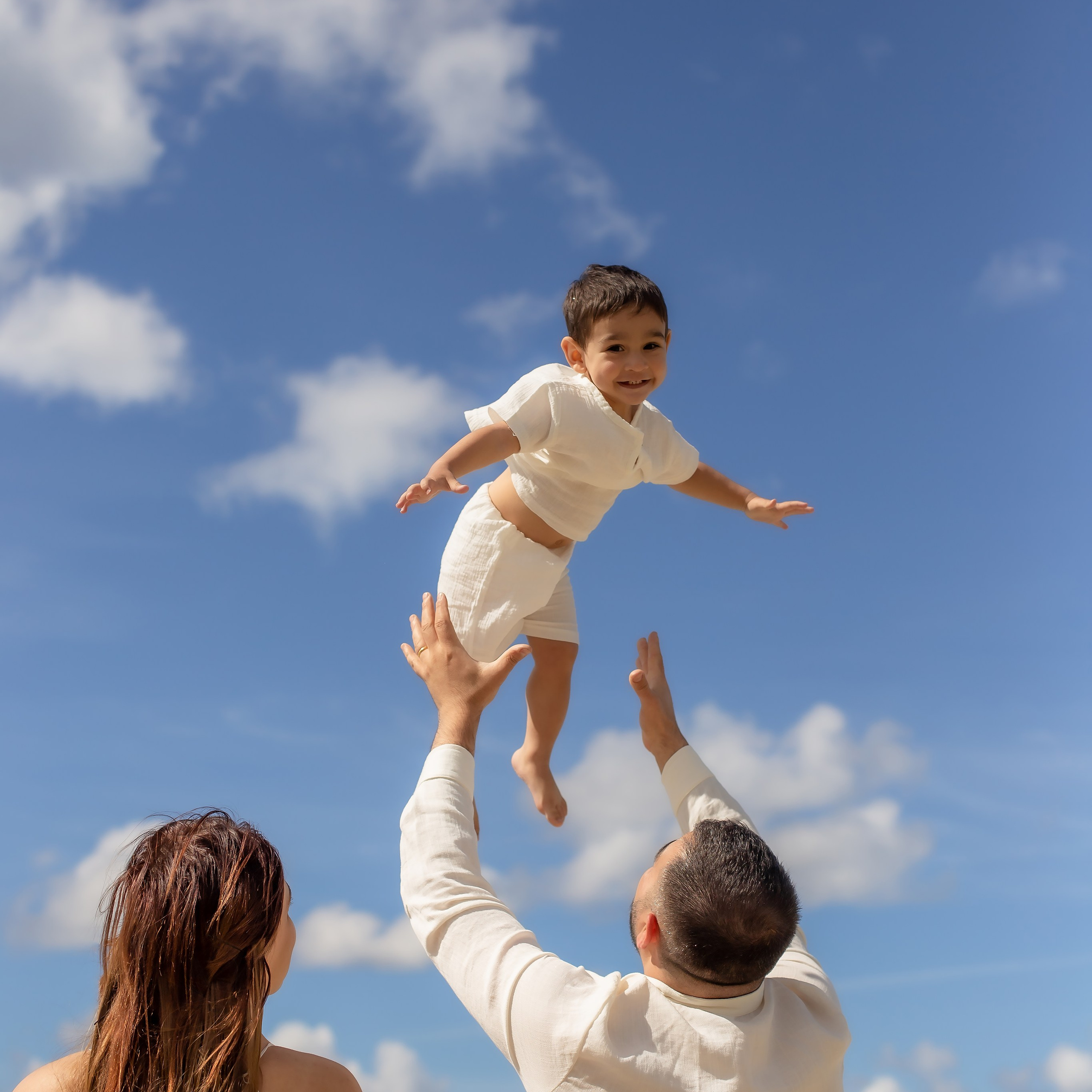 Эдуард, Гаяне и Давид. В Янтарном