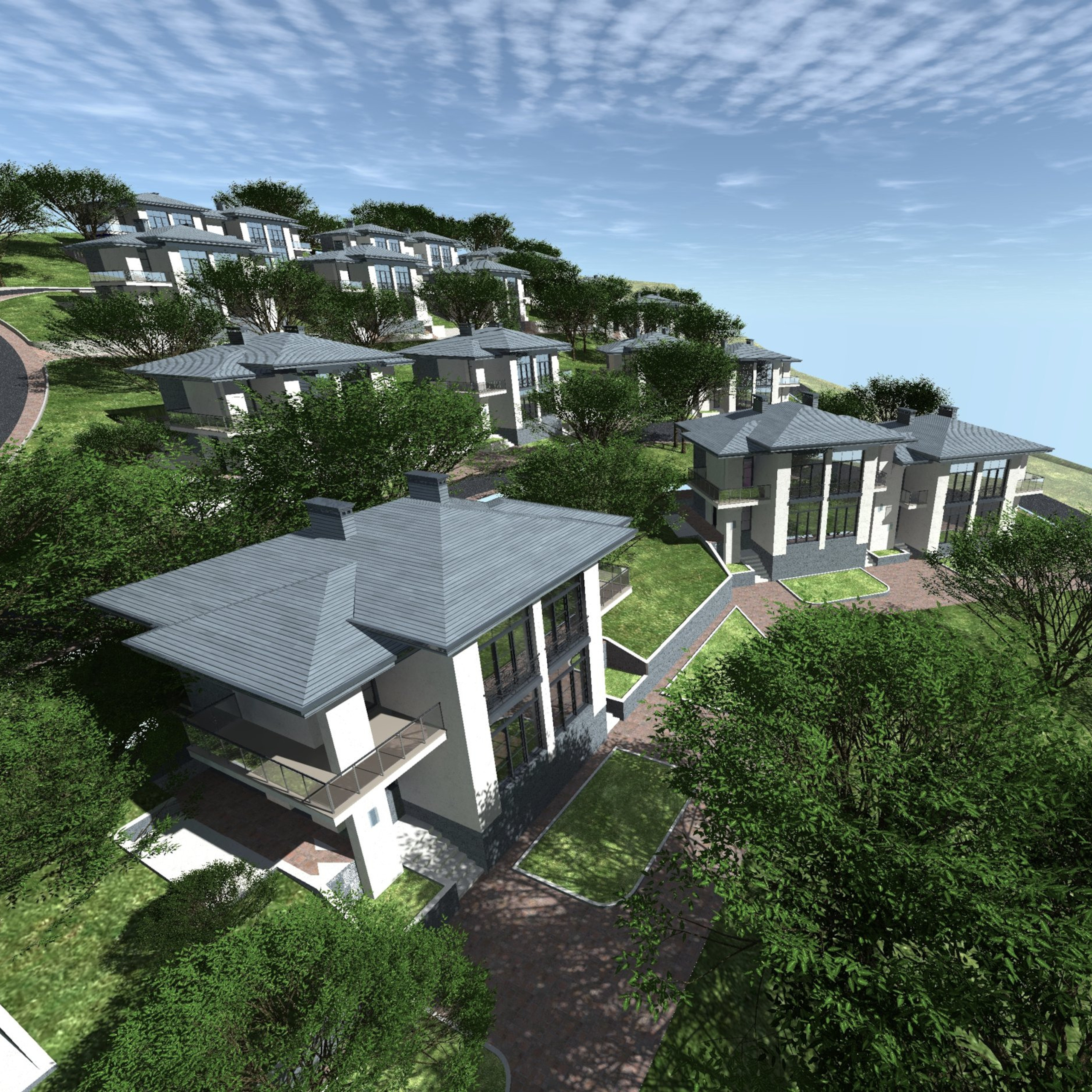 2021 / Концепция застройки коттеджного поселка / Супсех