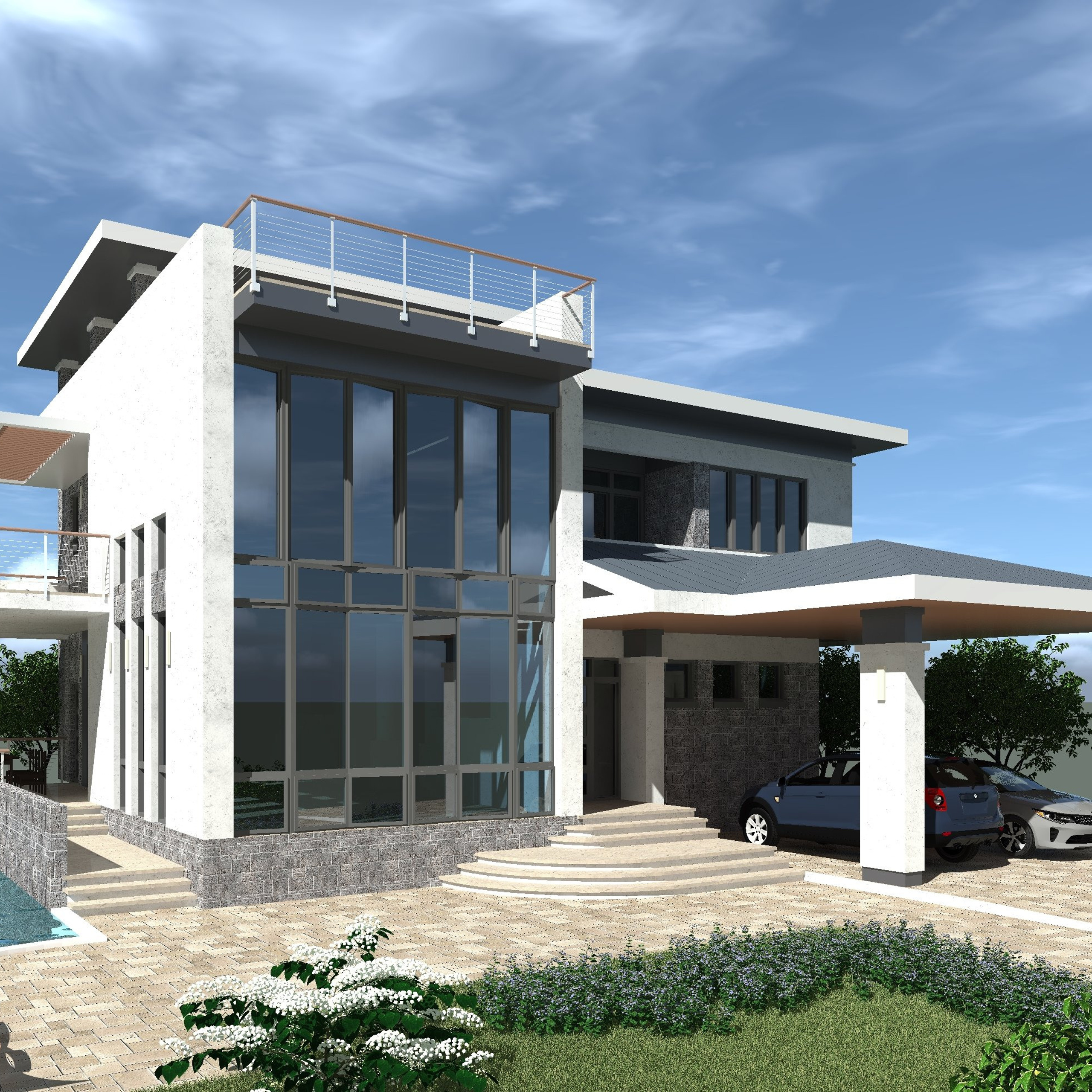 2021 / Проект жилого дома / Голубицкая