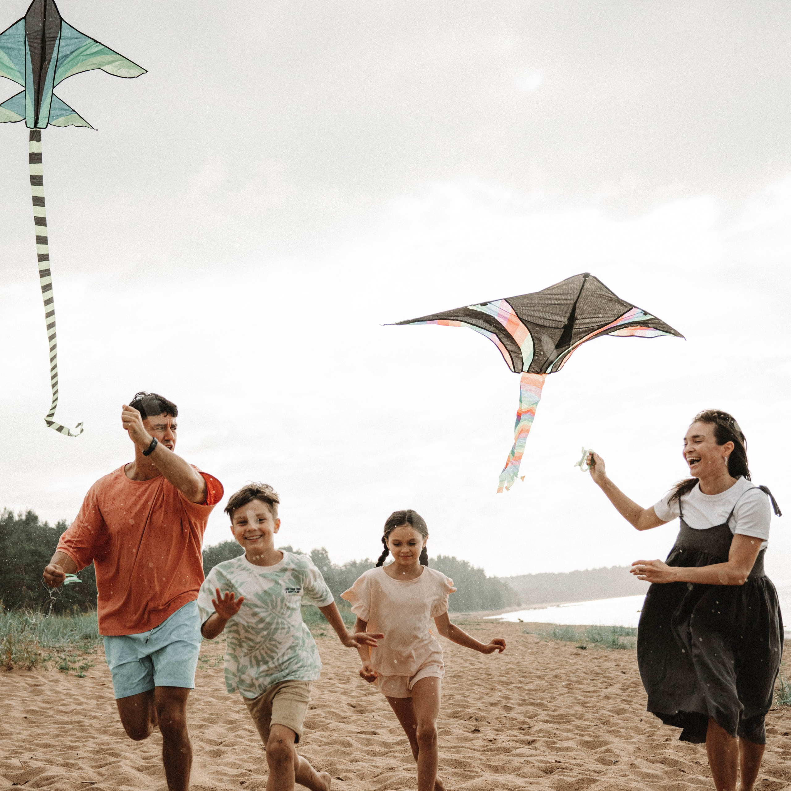 Рената, Вася, Серёжа и Мила