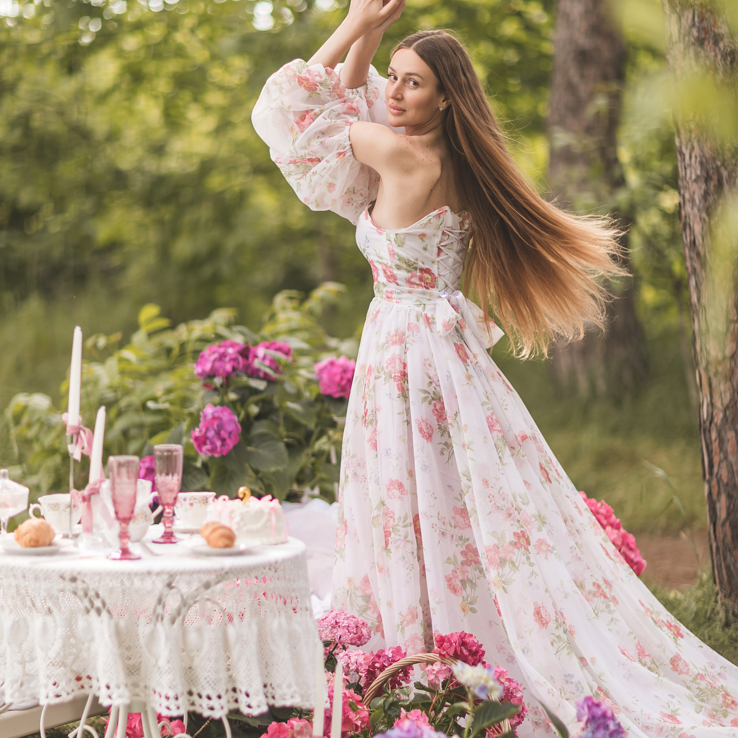 Пикник с&nbsp;гортензией