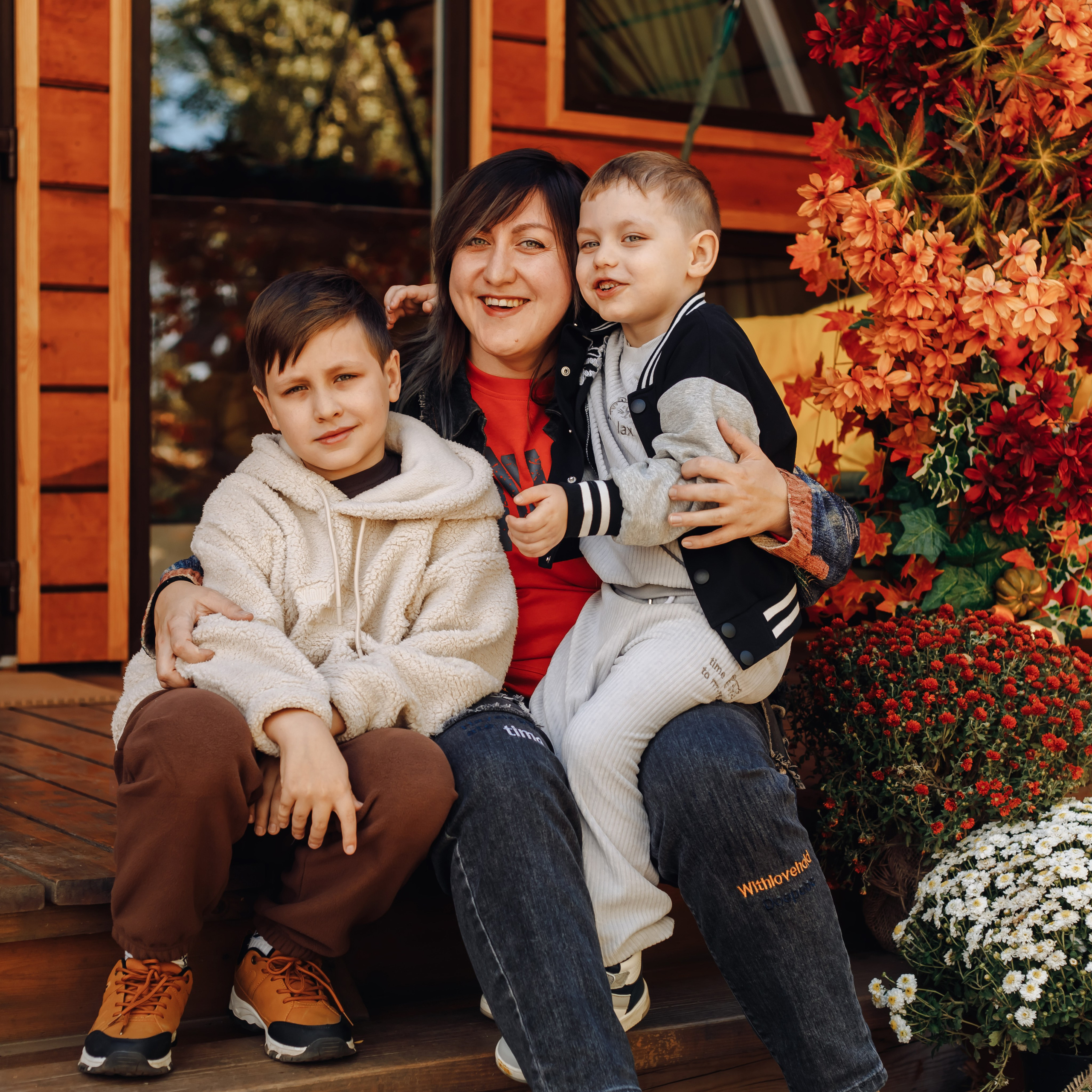 Жанна, Миша и Костя