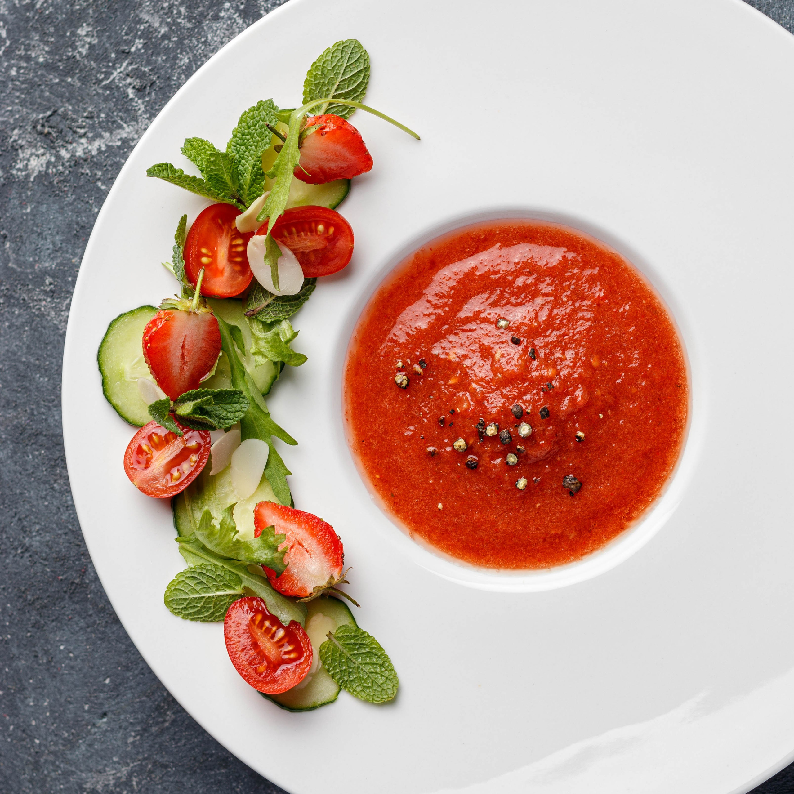 Холодный томатный гаспачо