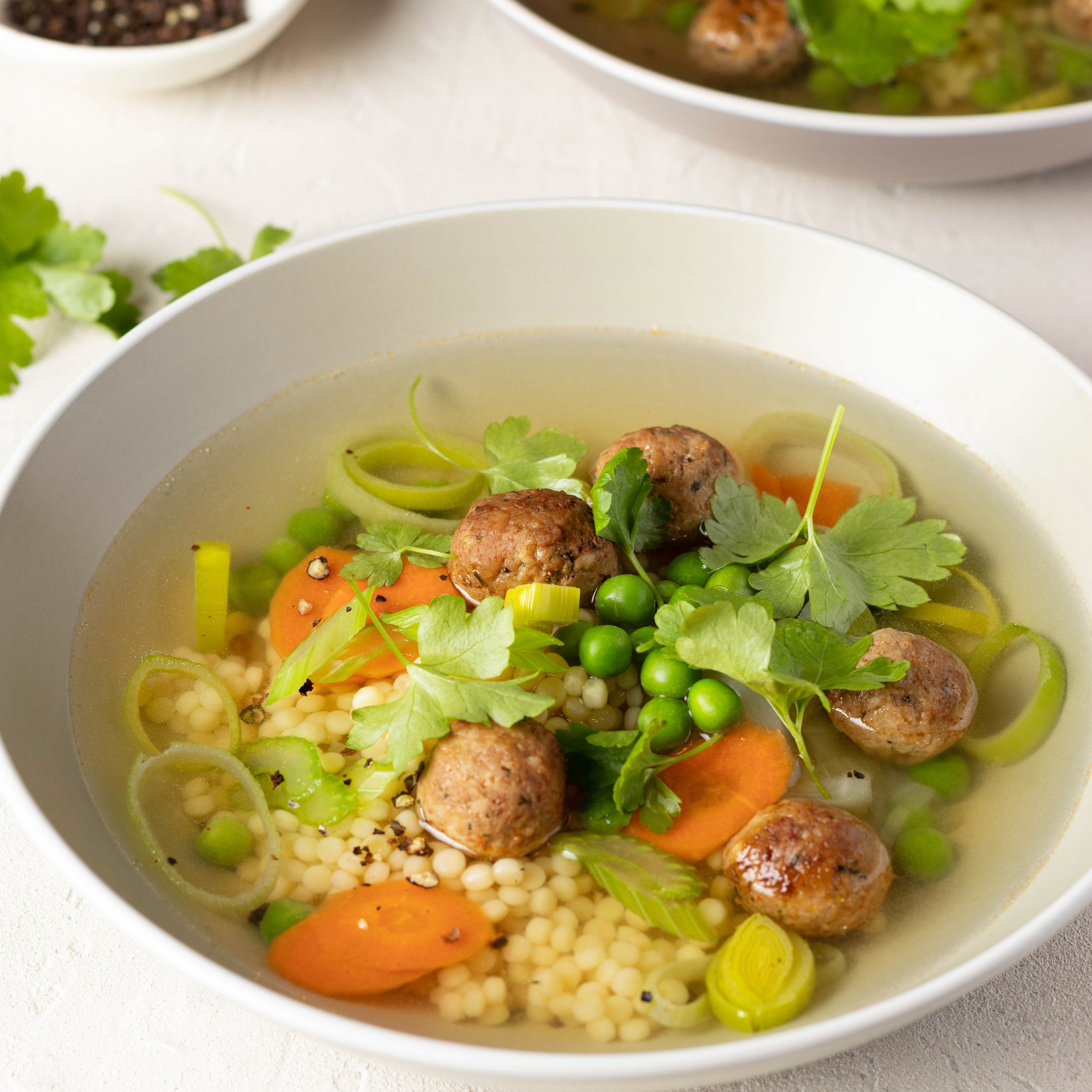 Суп с фрикадельками