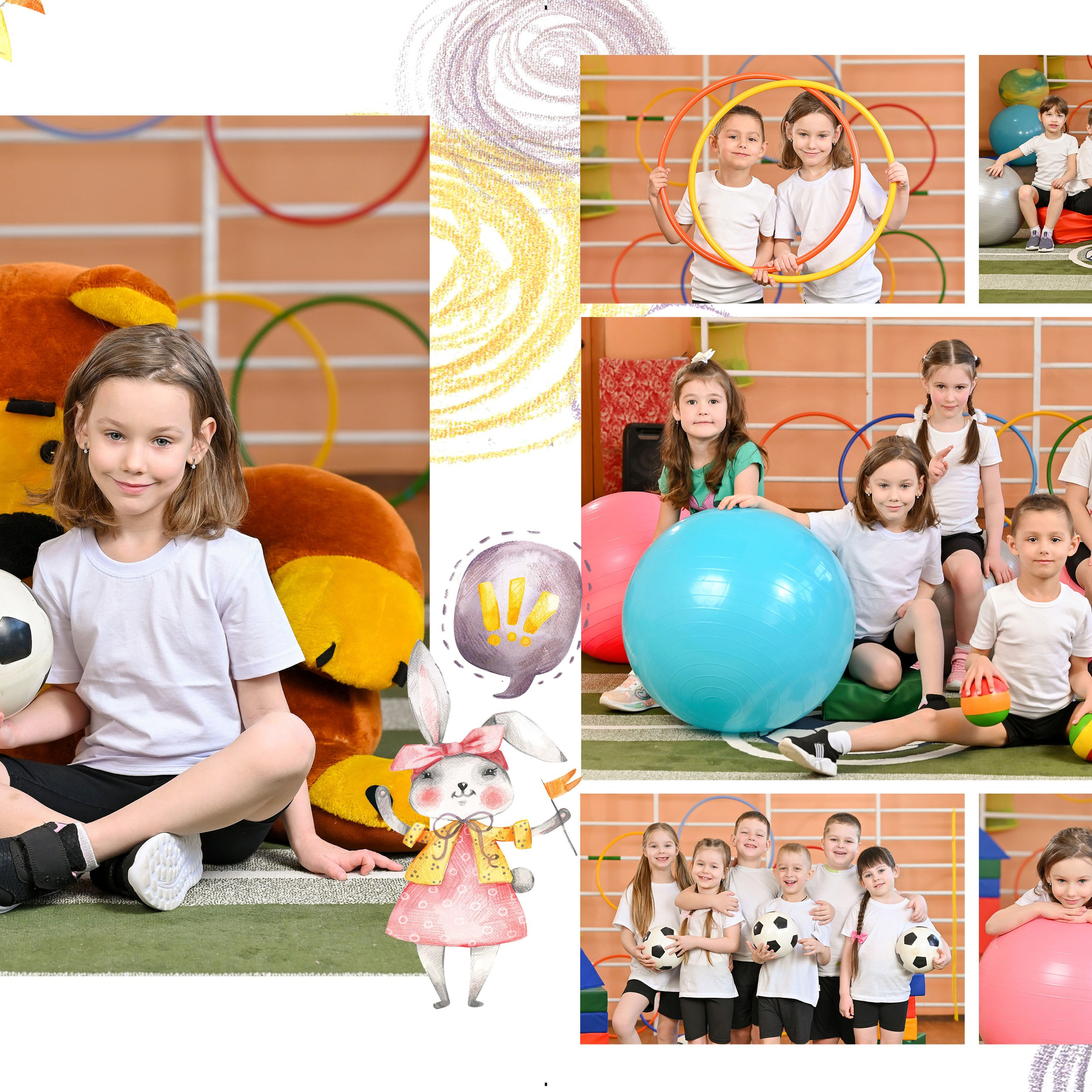 Детский сад на&nbsp;физкультуре