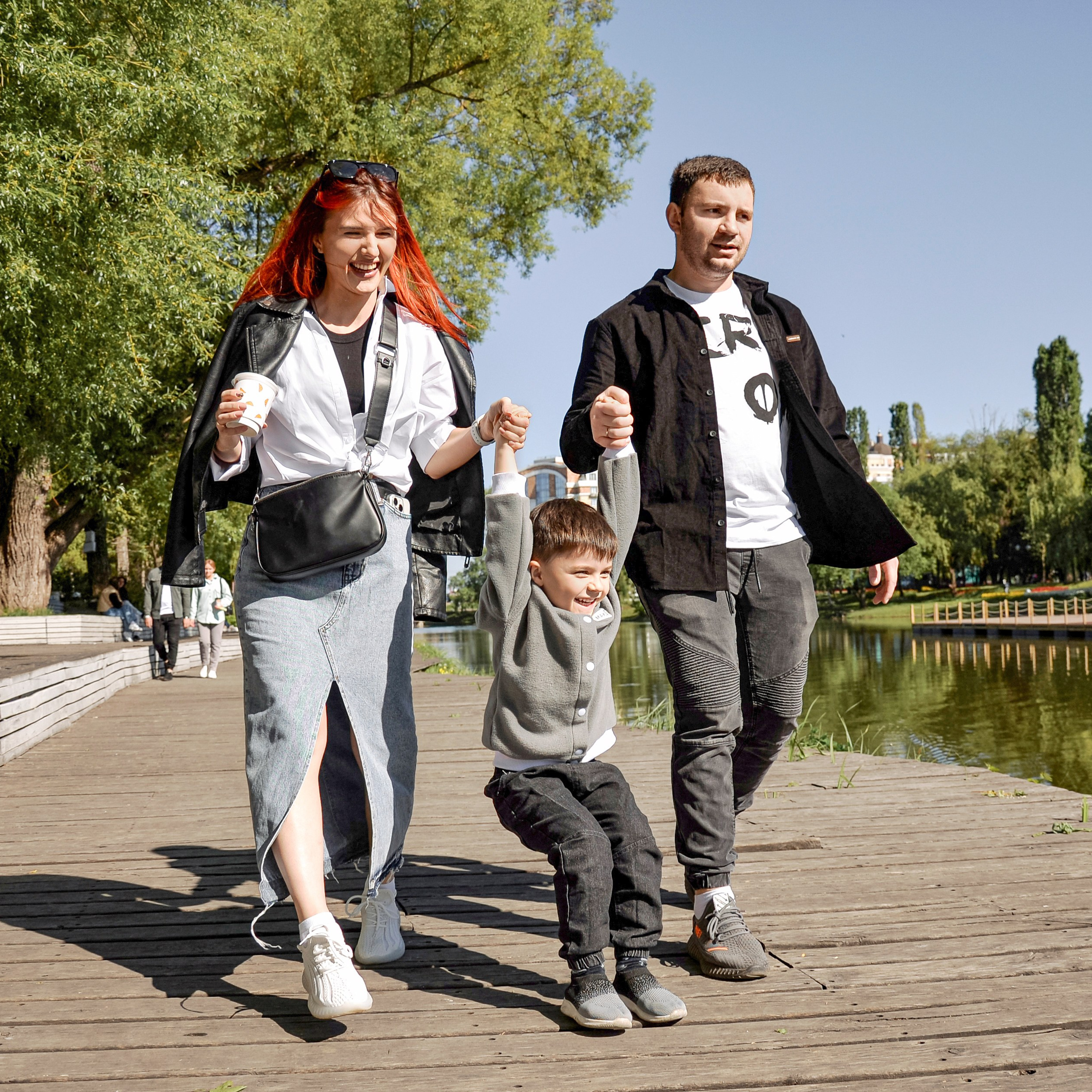 Семья Алены в&nbsp;парке