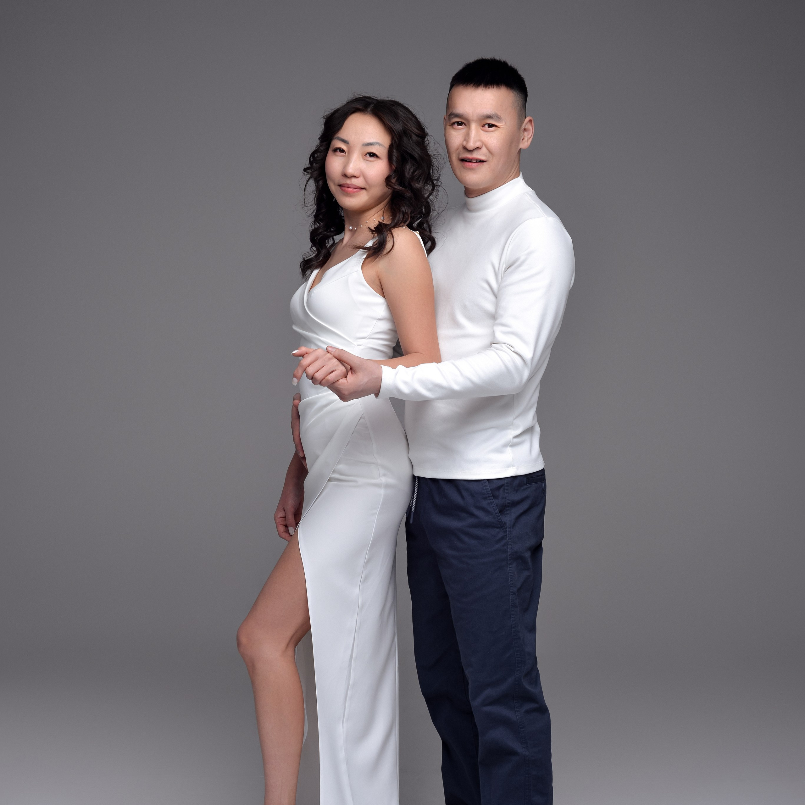 Оля и&nbsp;Чаян в&nbsp;студии