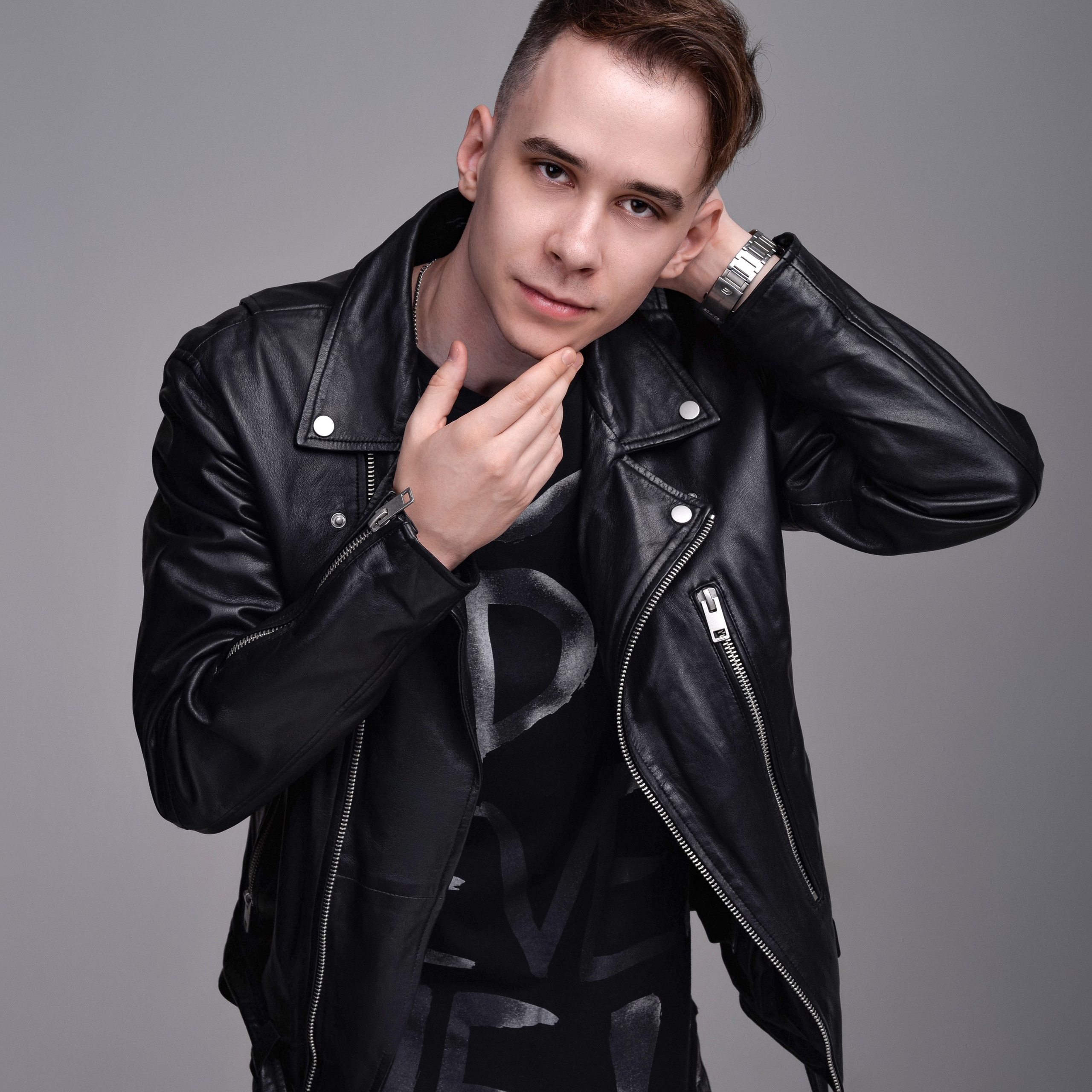 Паша, съёмка для обложки