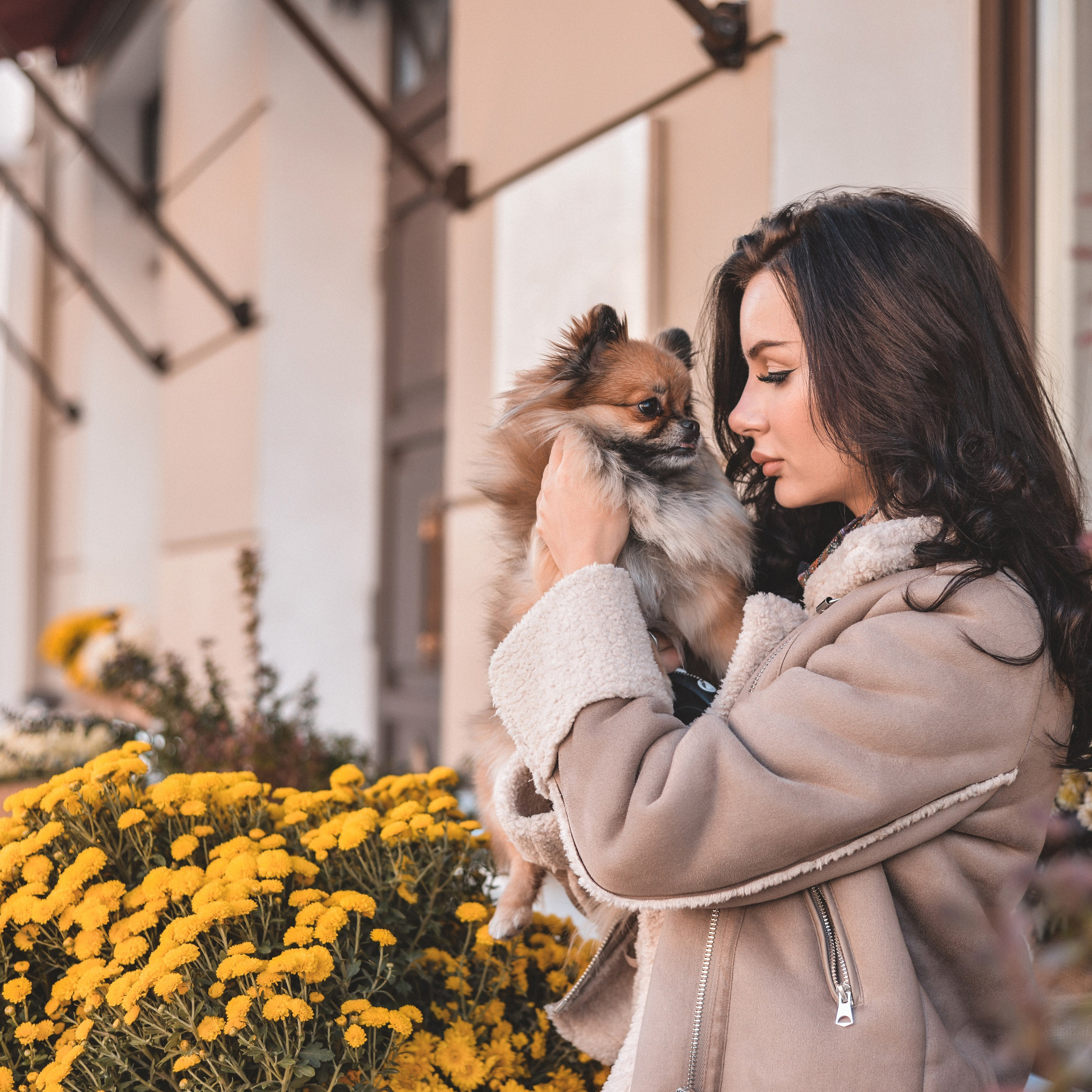 Алина с&nbsp;Кнопкой прогулка