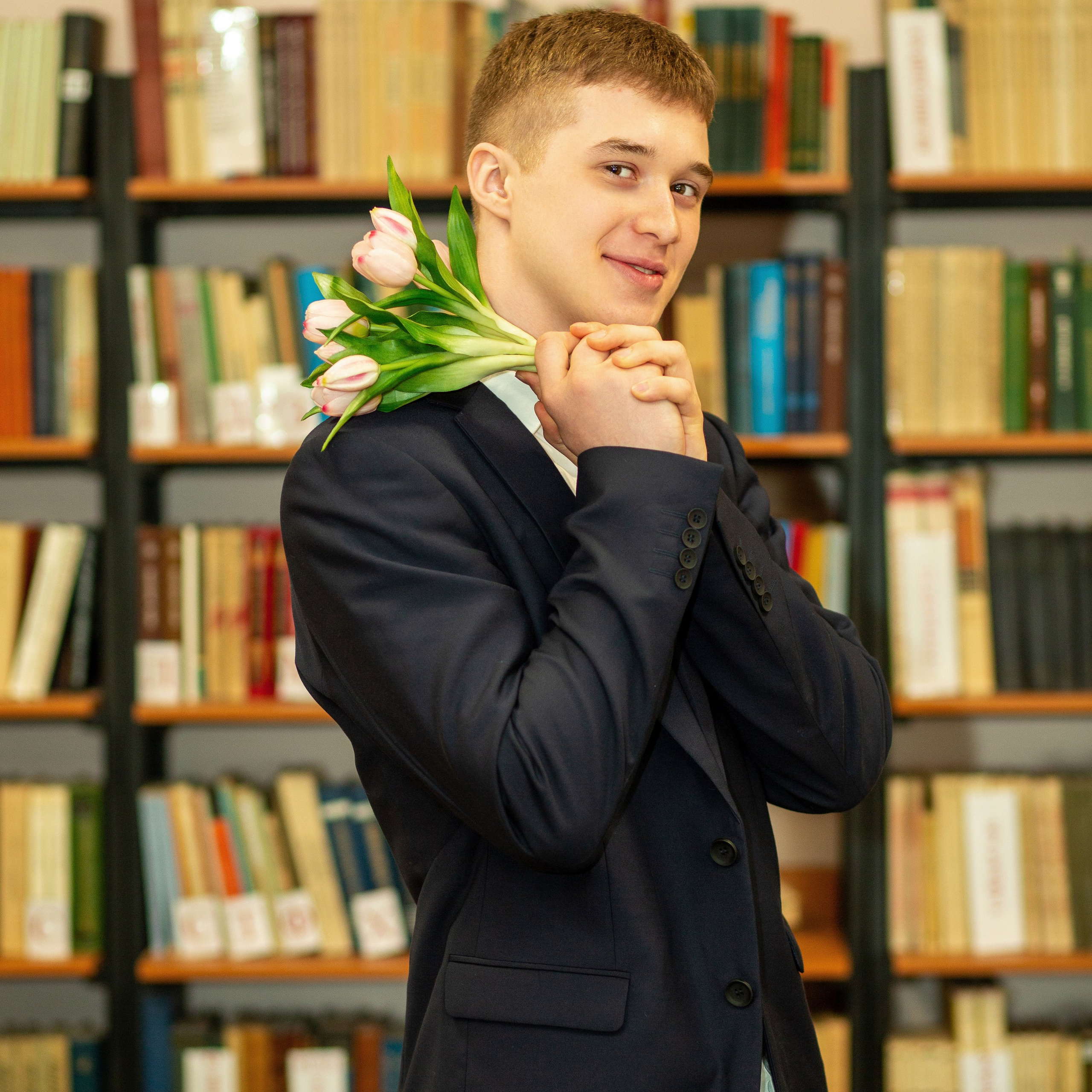 Съемка в библиотеке