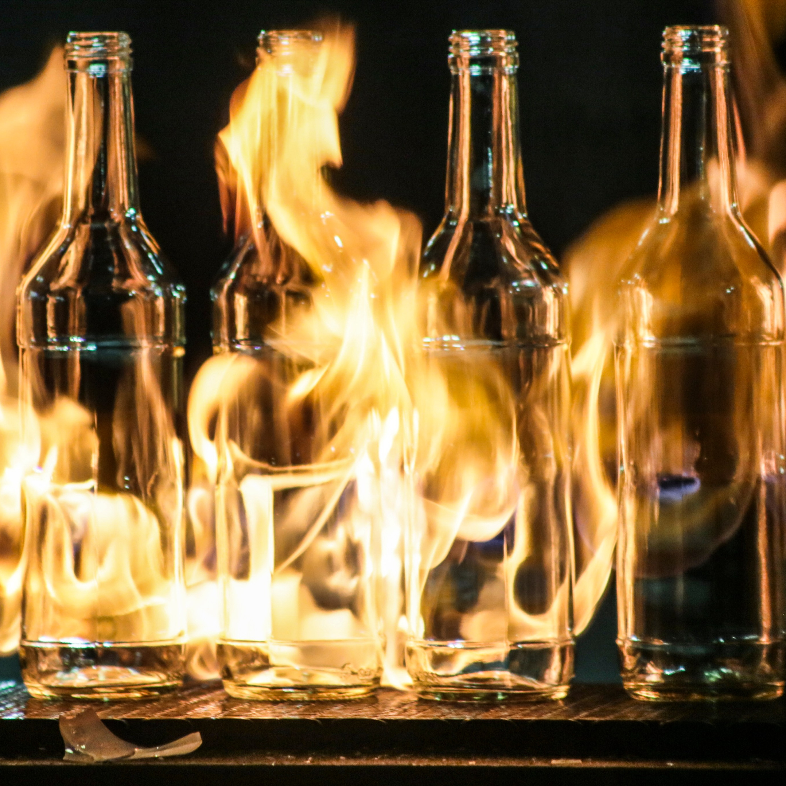 Россия. Новосибирск. 13 февраля. Линия обжига стеклотары на ОАО "Завод "Экран". 