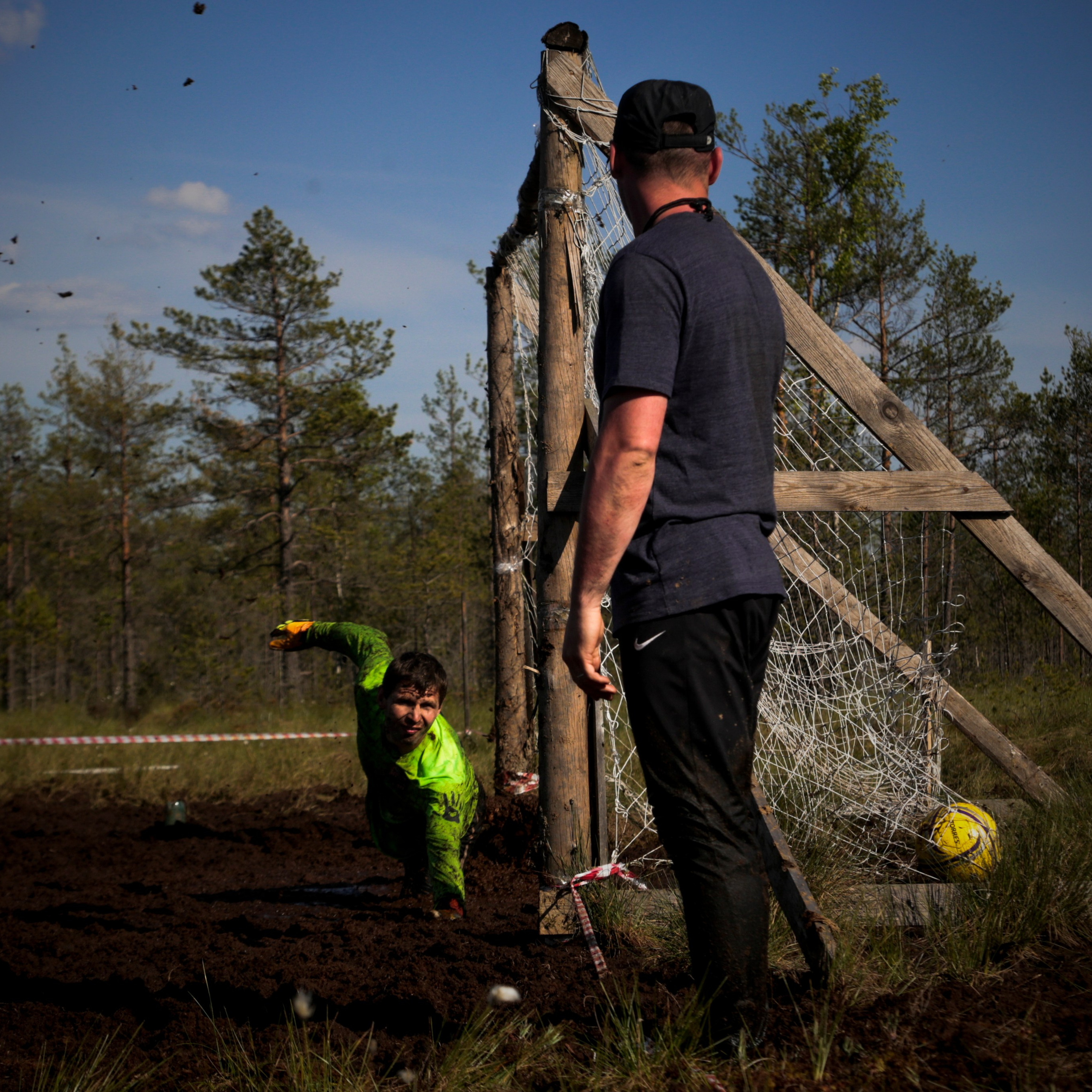 Болотный футбол. 2017. Евгений Курсков