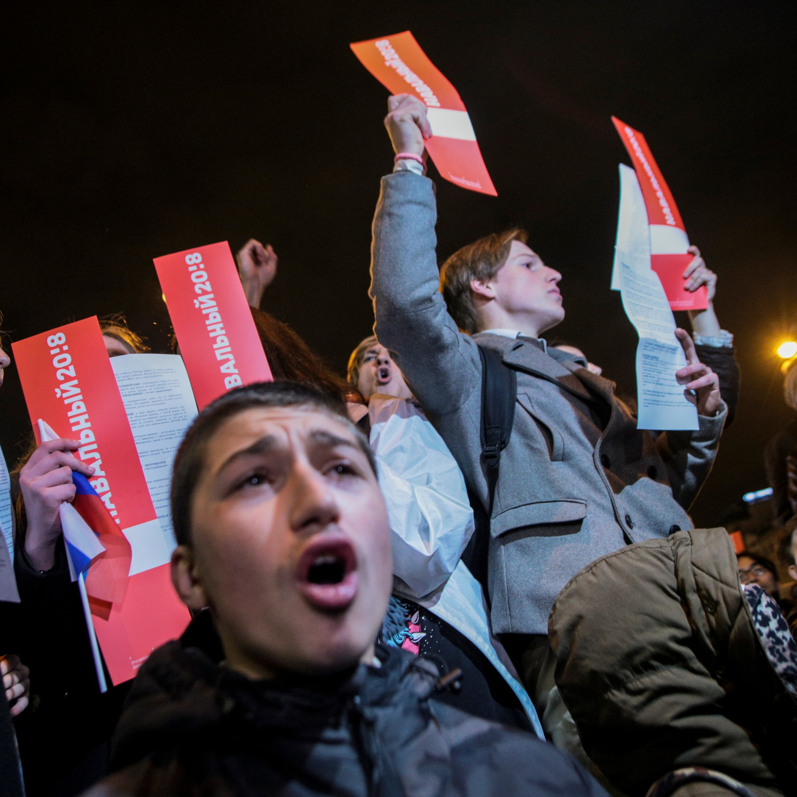 Протесты в России. День рождения Путина. 2017. Евгений Курсков