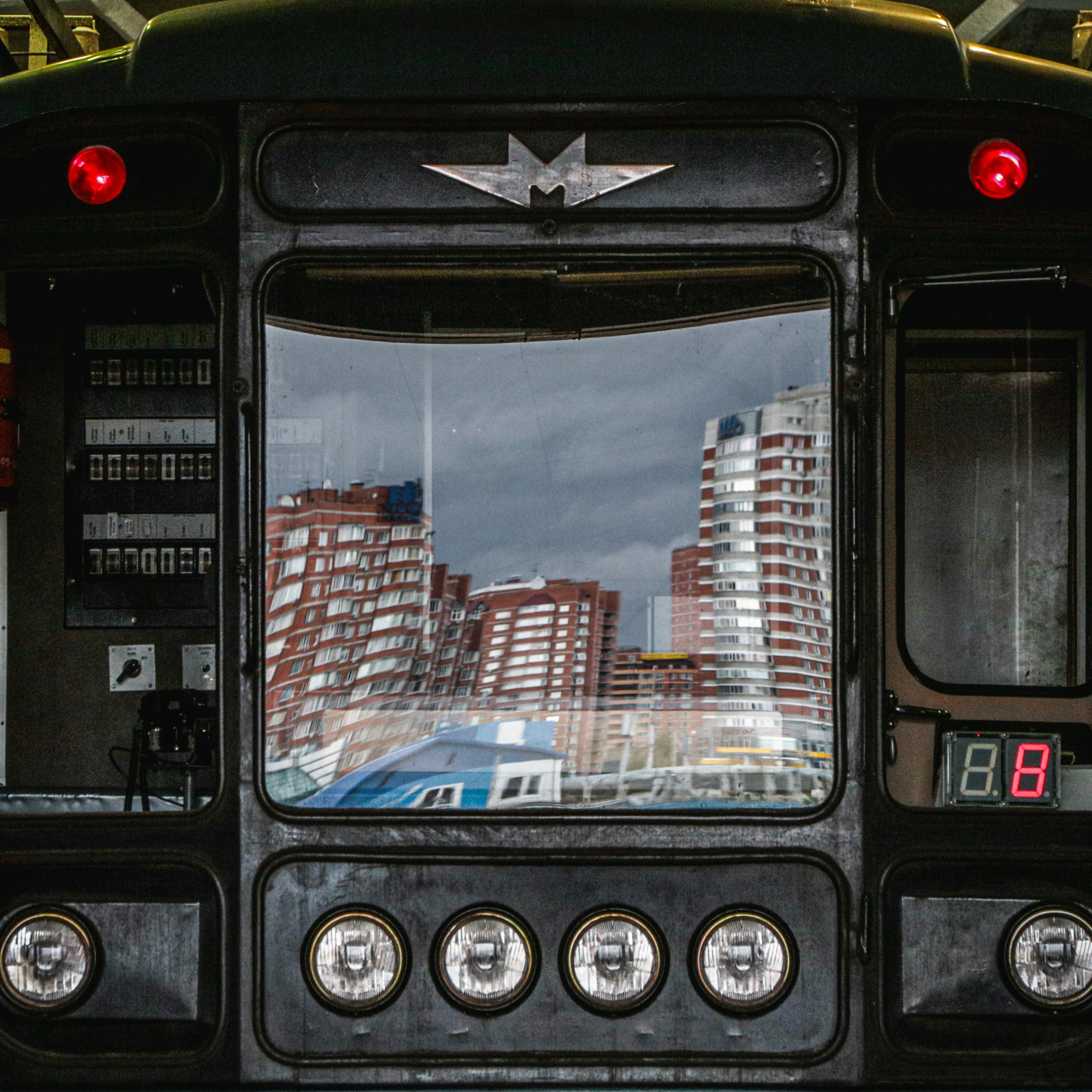 10 сентября 2014 года. Метровагон в депо.