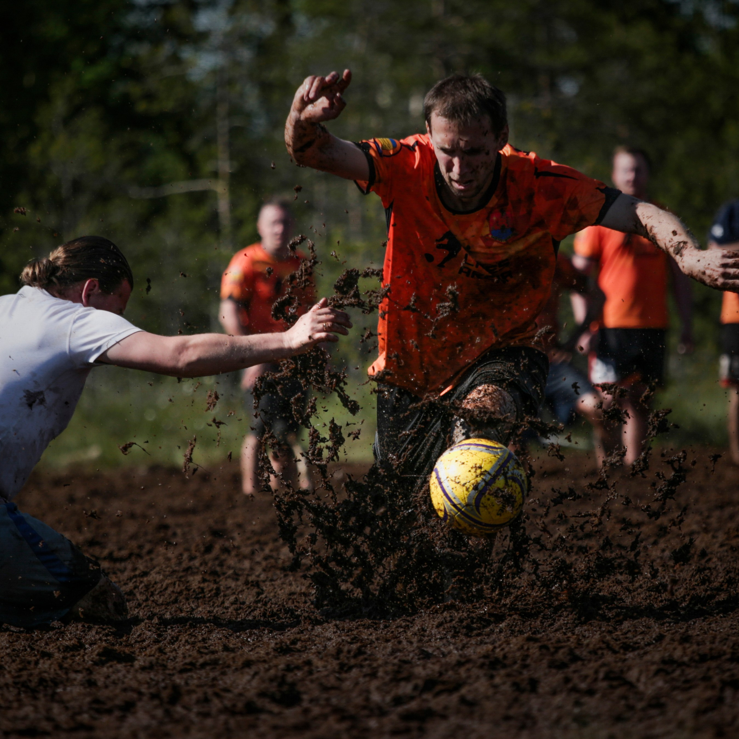 Болотный футбол. 2017. Евгений Курсков