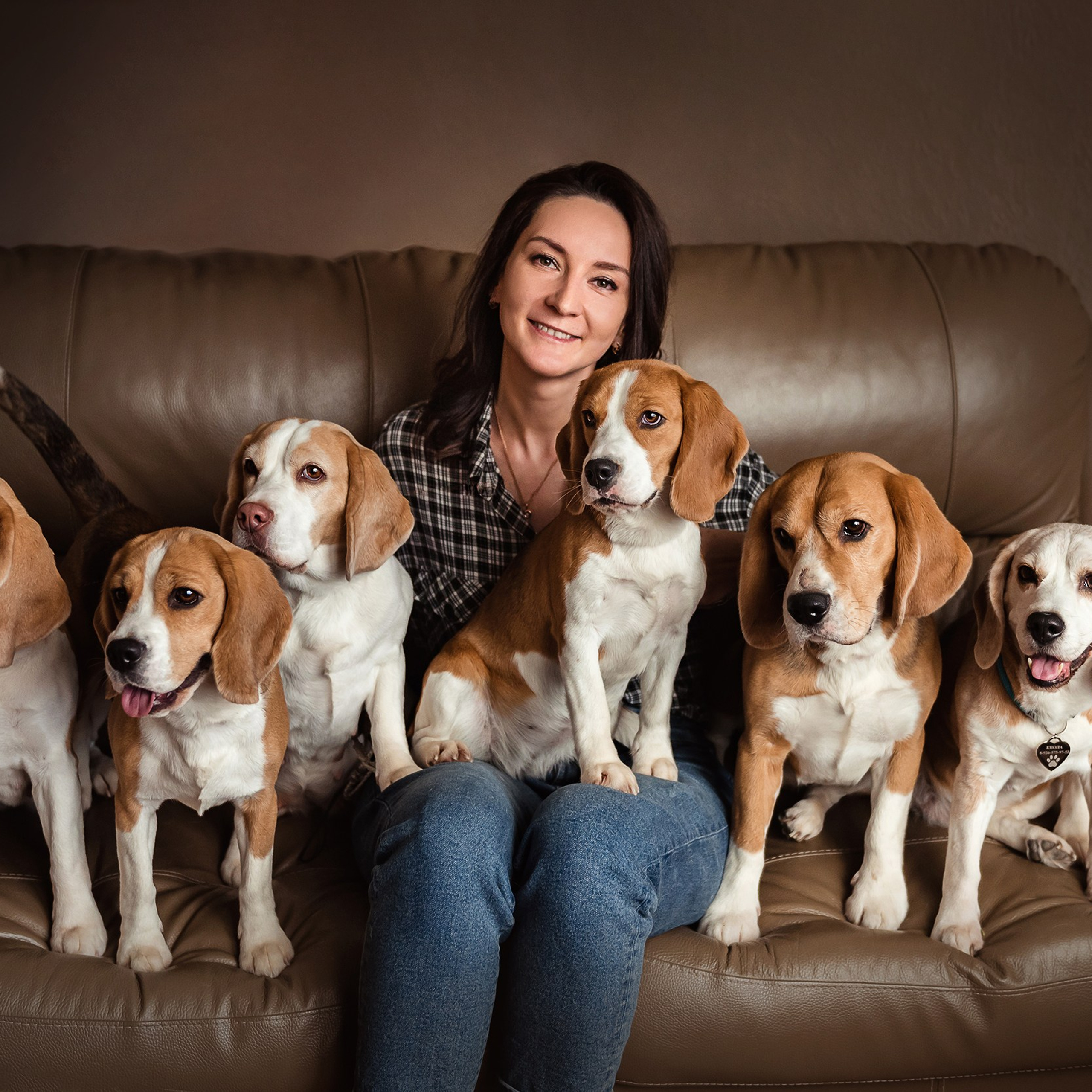 Оля, бигли и&nbsp;семья