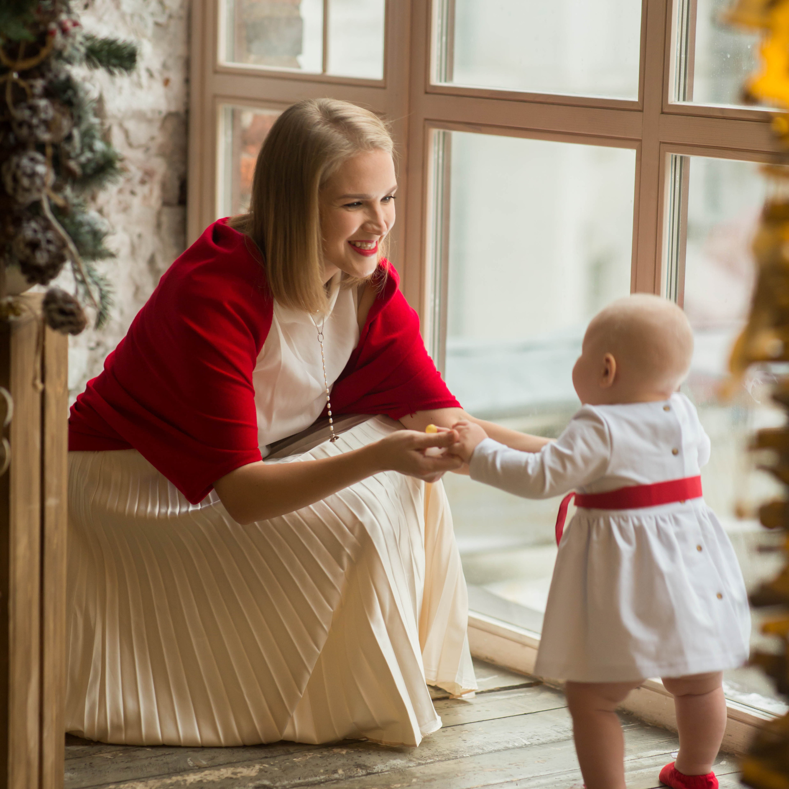 Новогодняя студийная фотосессия