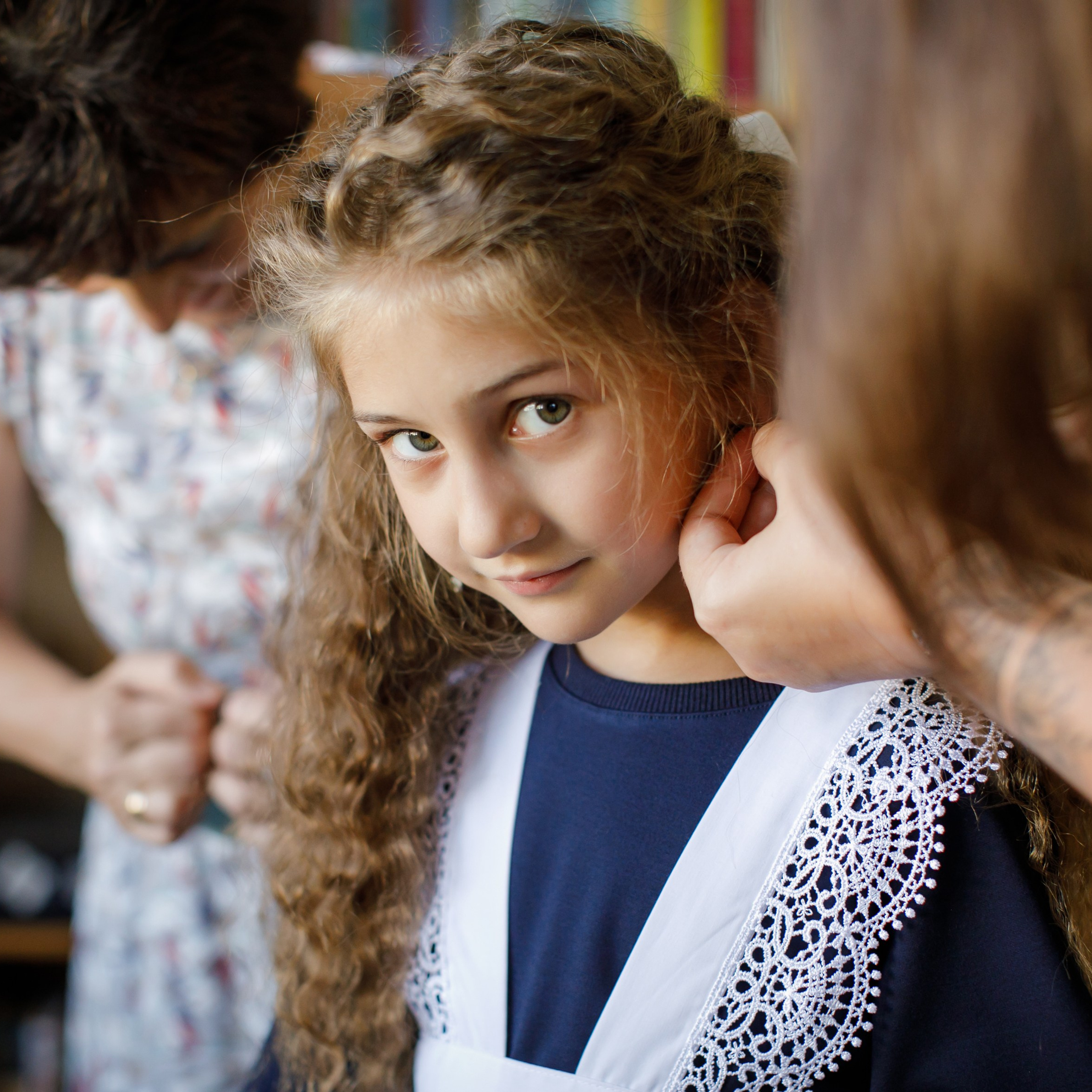 Первоклашка. Как Нюсю в школу провожали.