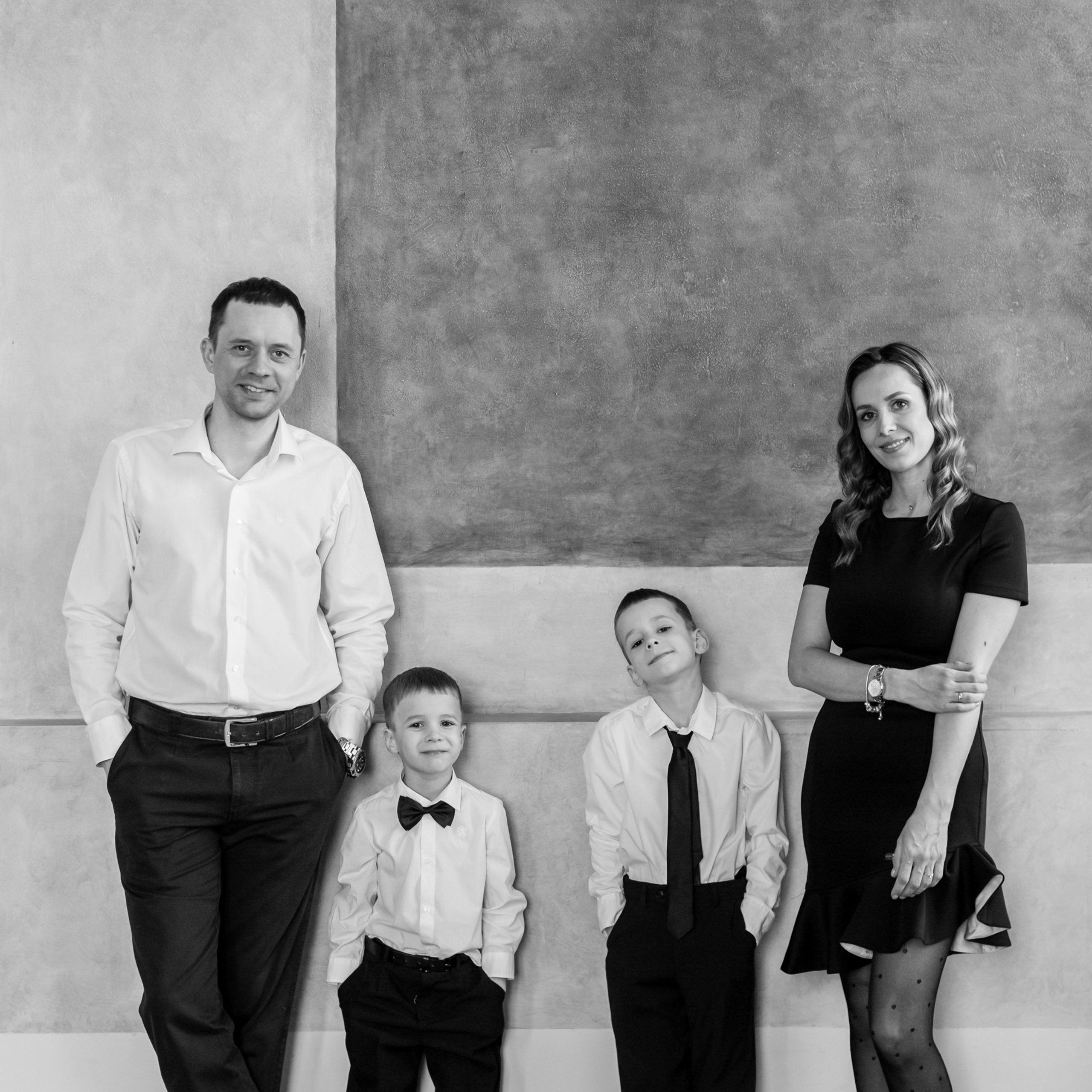 Большая семейная фотосессия