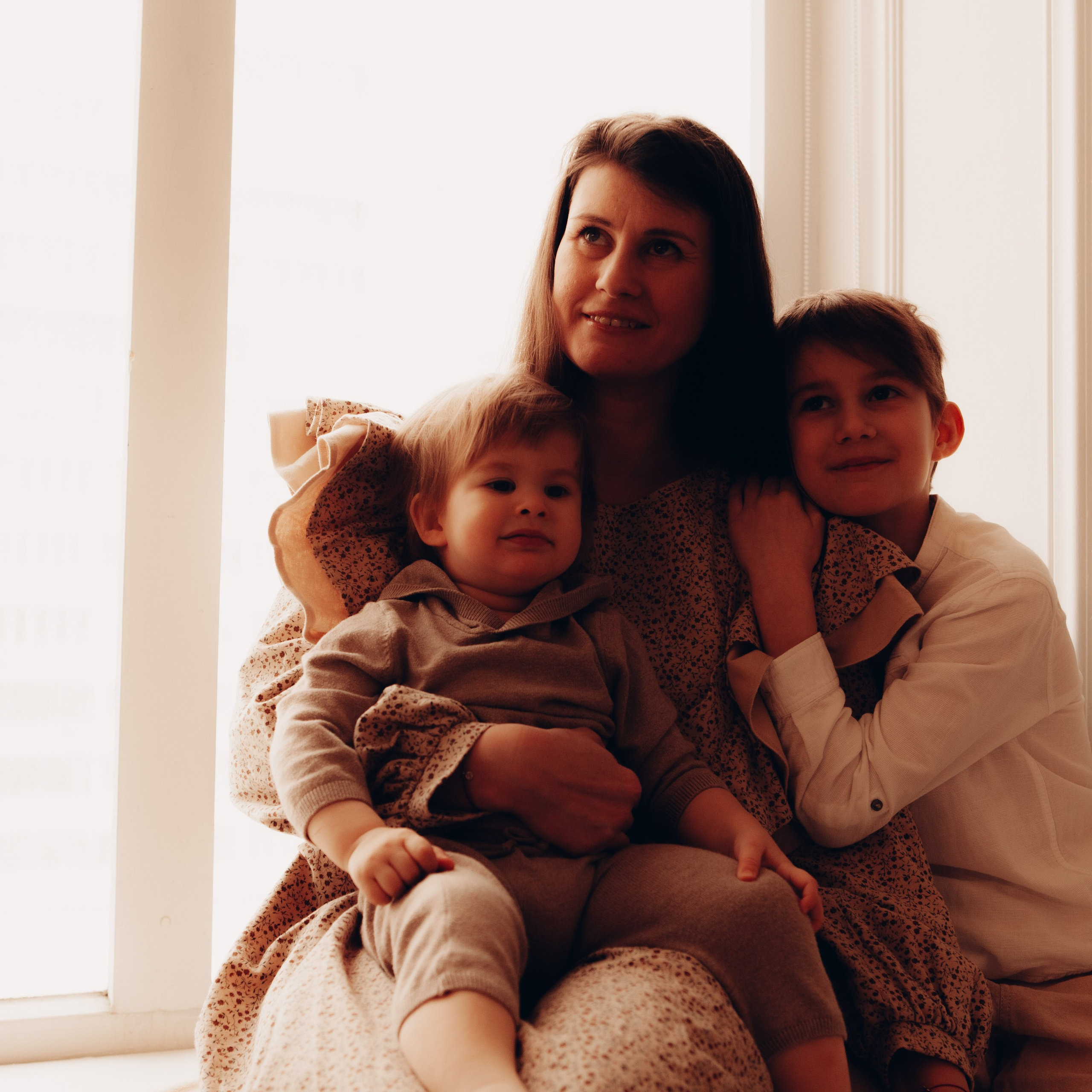 Алена с семьей