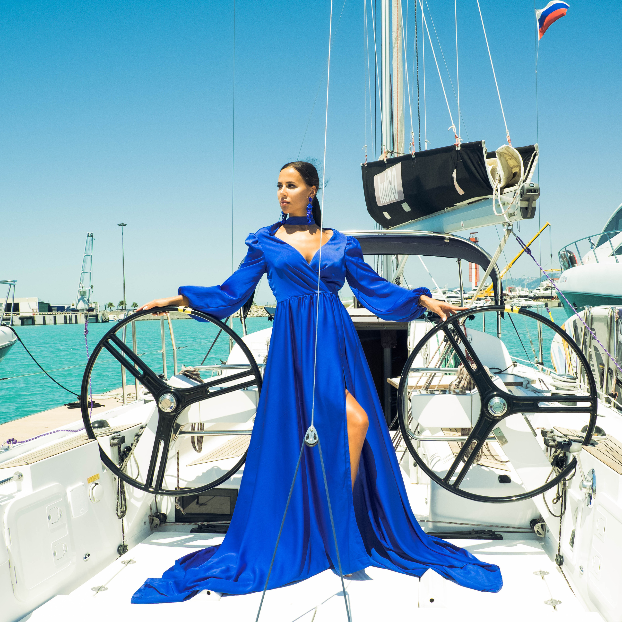 Нади на яхте