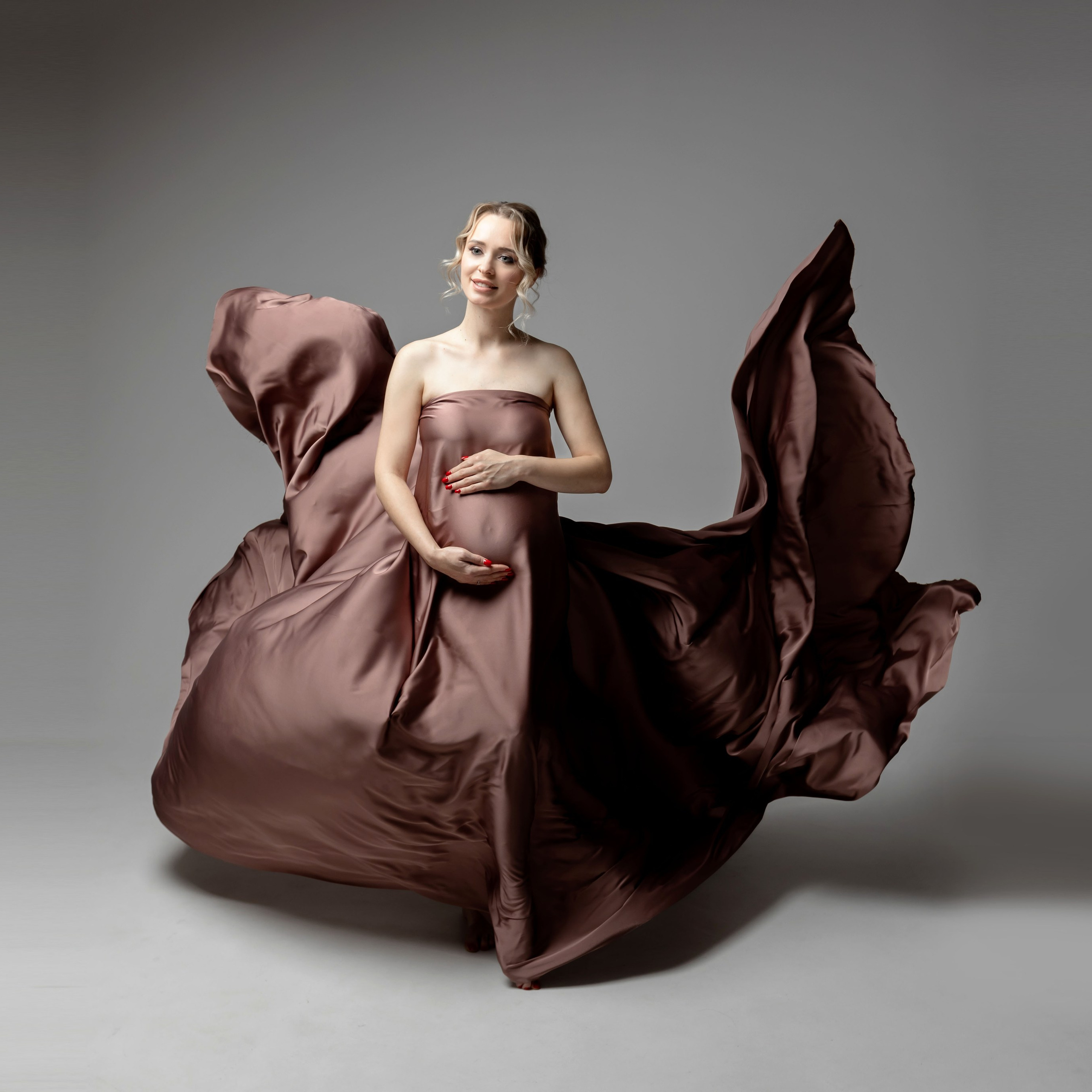 В летящих тканях